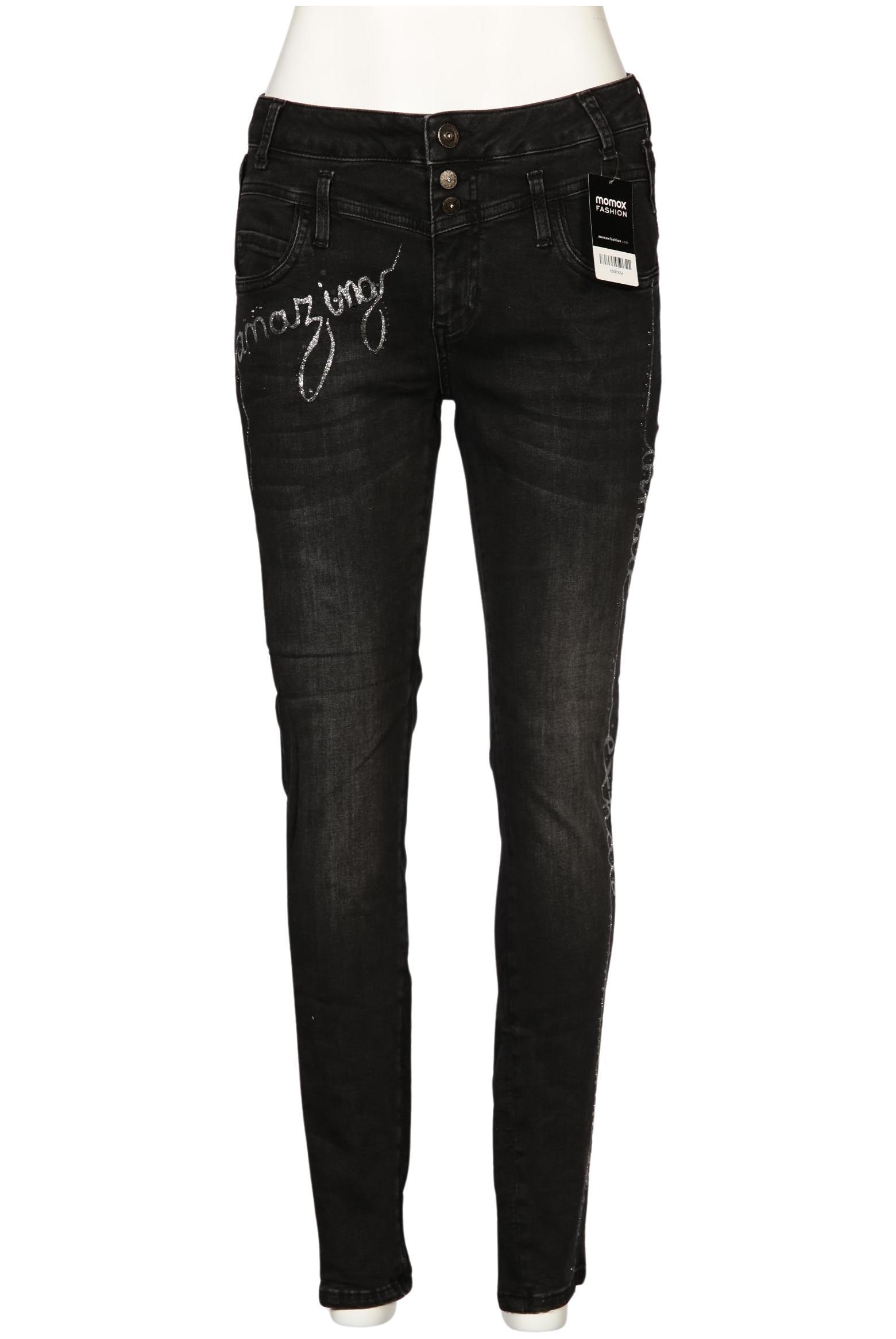 

tredy Damen Jeans, schwarz, Gr. 42
