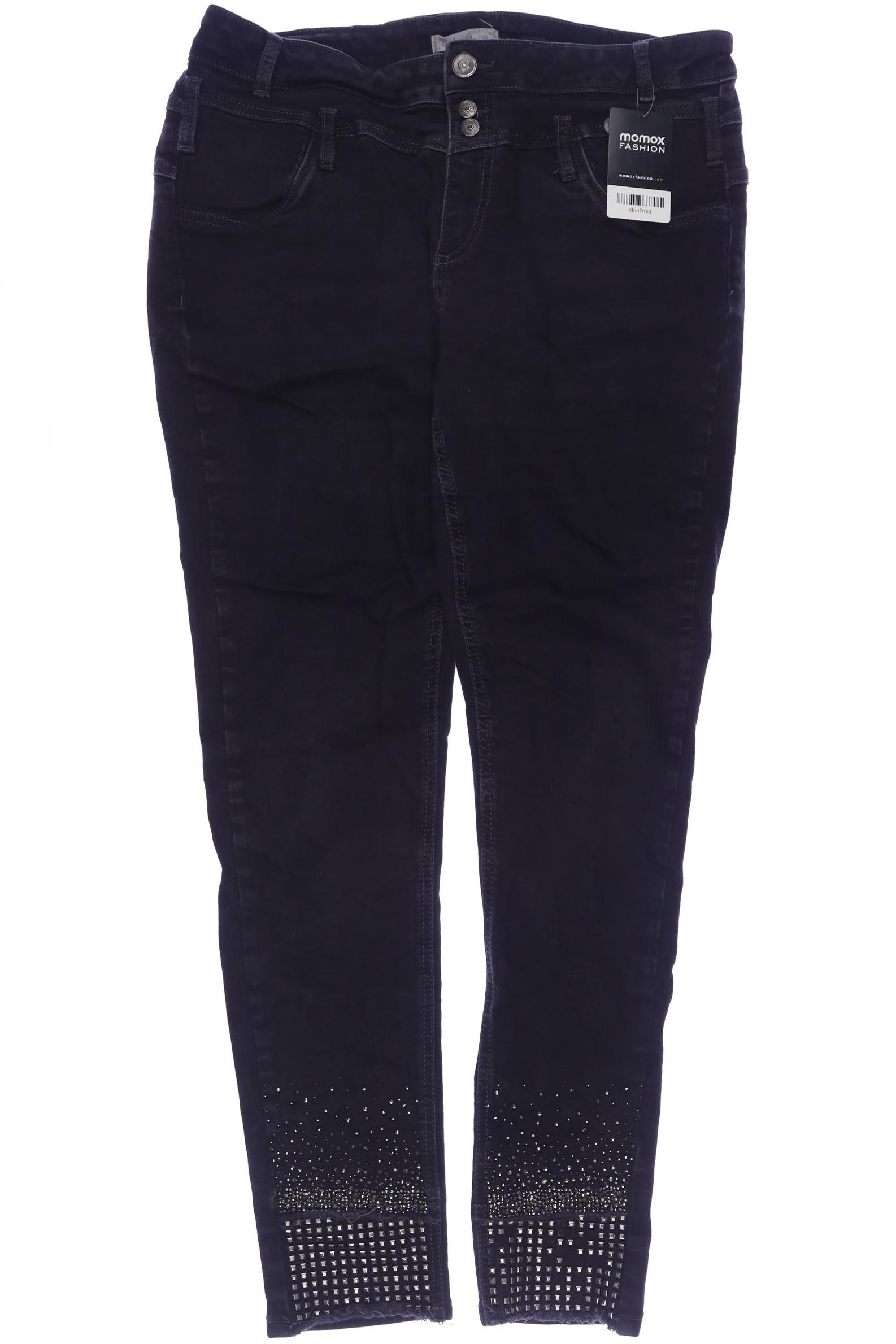 

tredy Damen Jeans, schwarz, Gr. 46