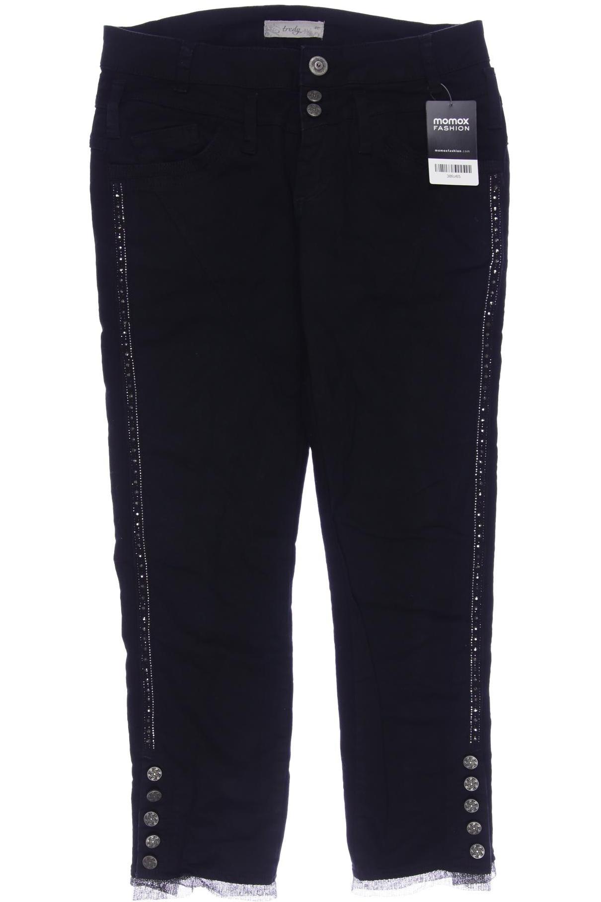 

tredy Damen Jeans, schwarz, Gr. 40