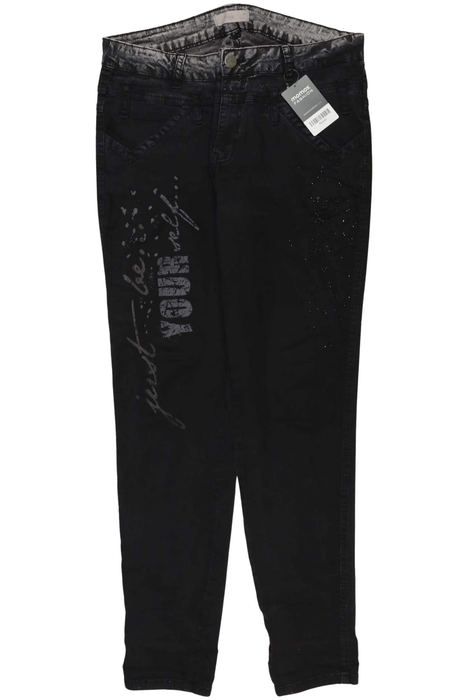 

tredy Damen Jeans, schwarz, Gr. 44