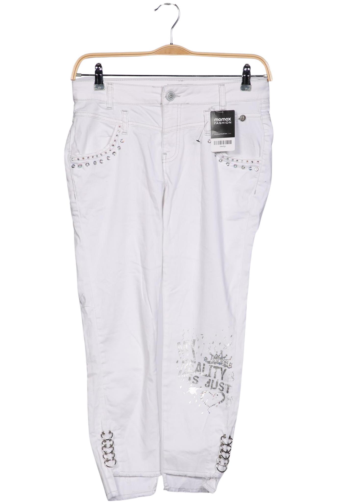 

tredy Damen Jeans, weiß, Gr. 38