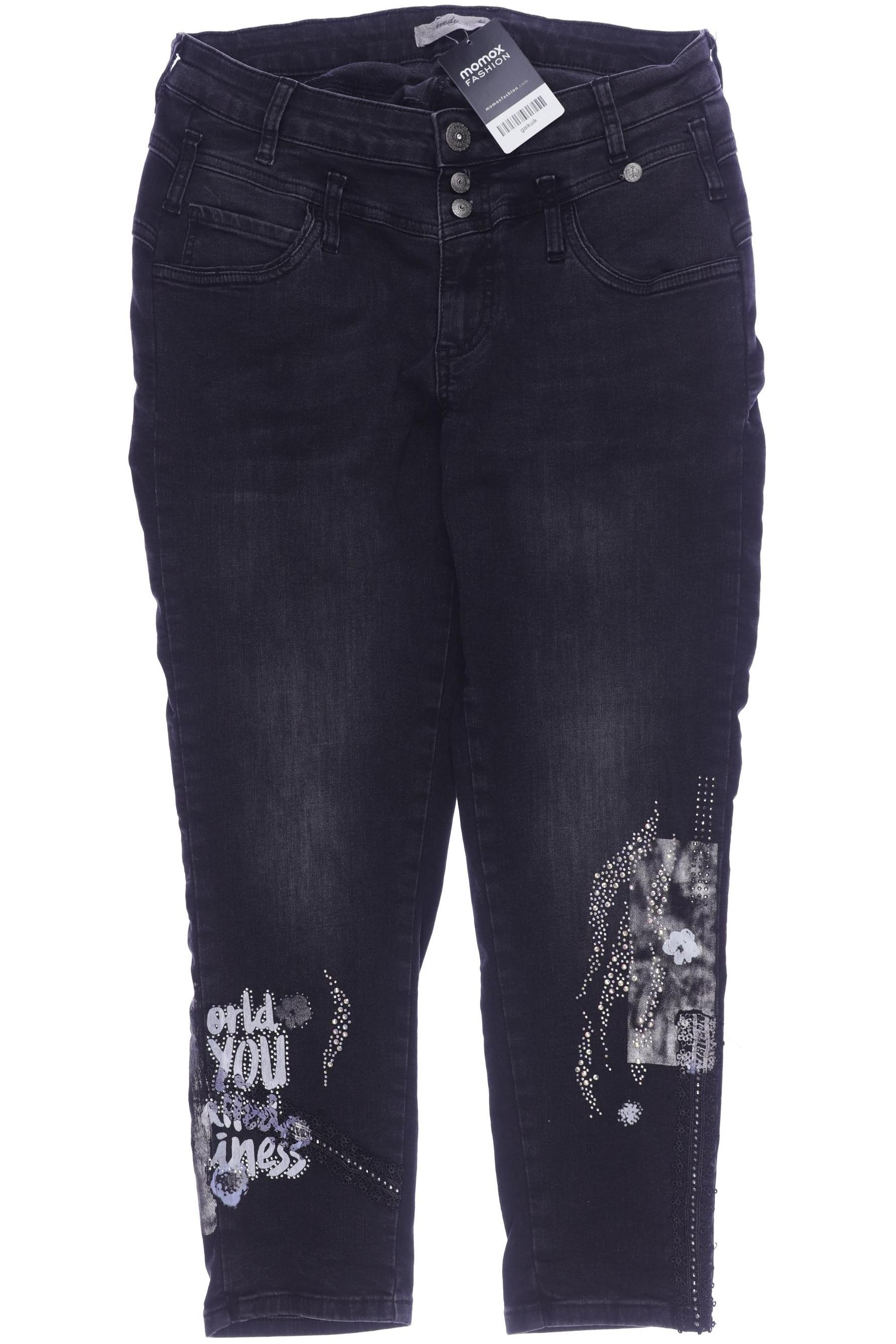 

tredy Damen Jeans, schwarz, Gr. 42