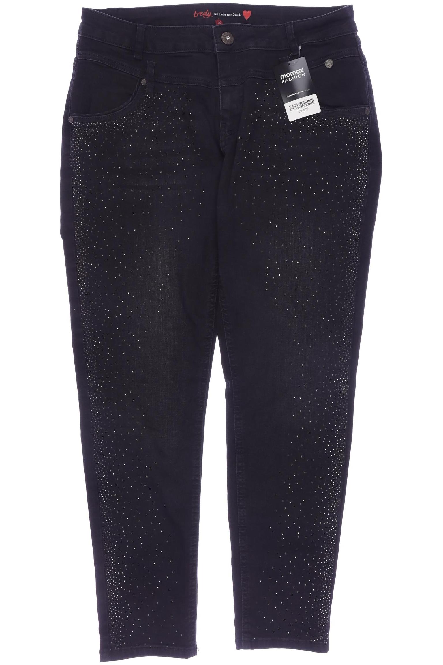 

tredy Damen Jeans, schwarz, Gr. 42