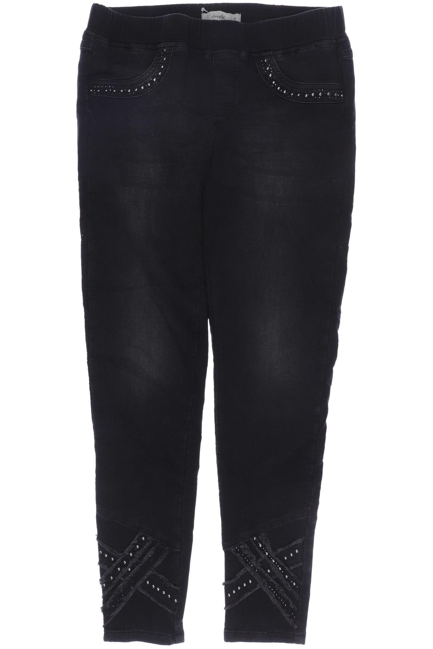 

tredy Damen Jeans, schwarz, Gr. 38