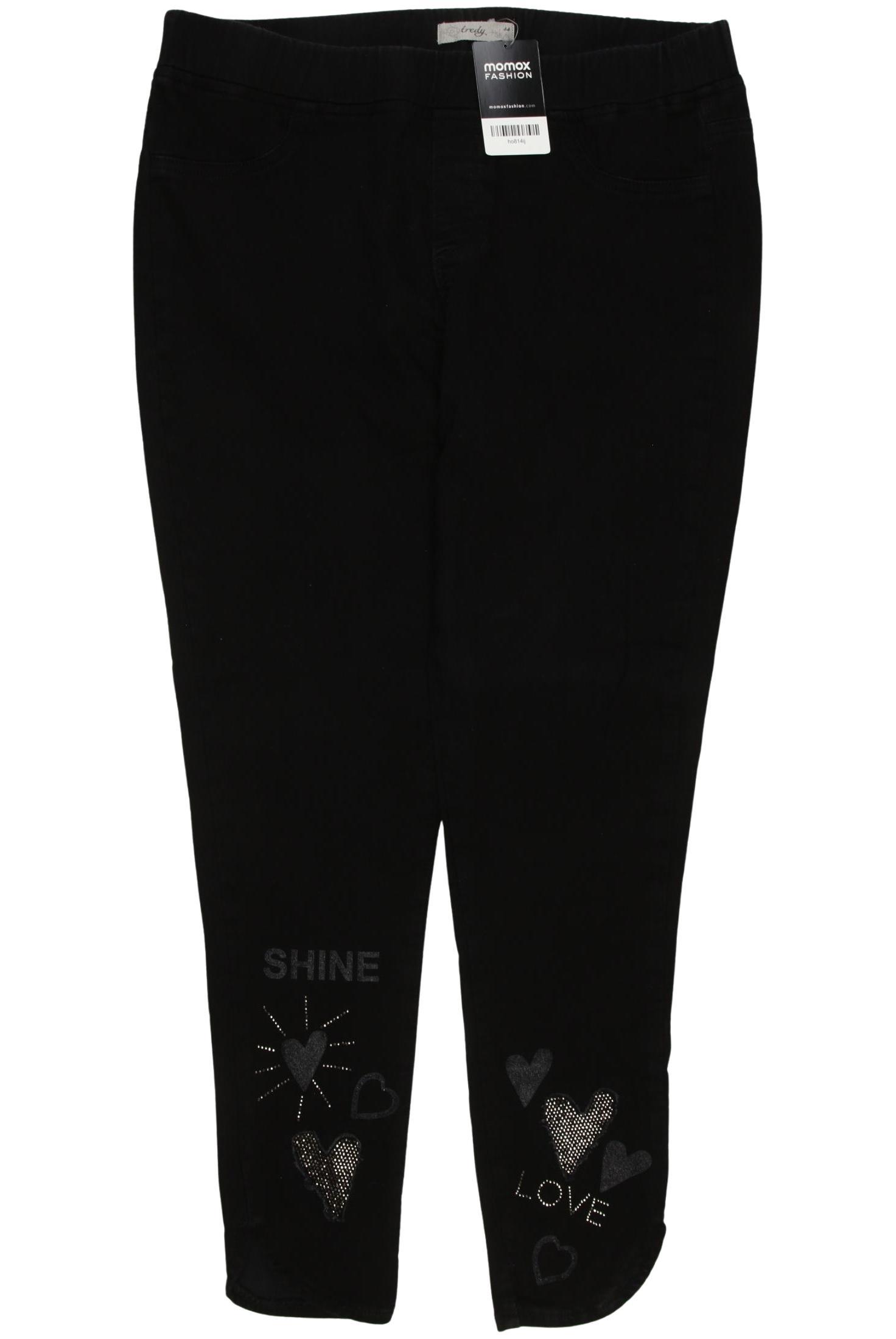 

tredy Damen Jeans, schwarz, Gr. 44