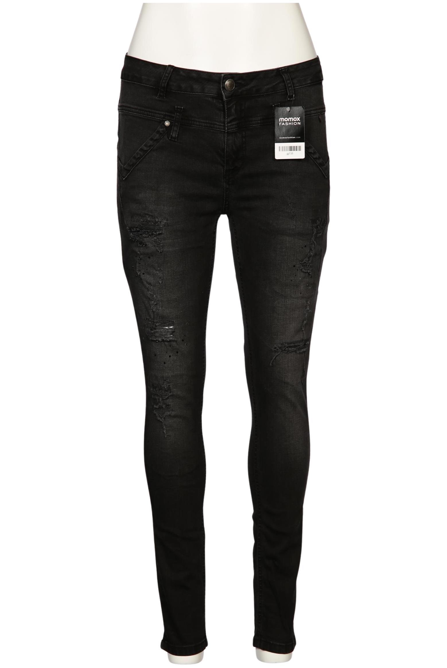 

tredy Damen Jeans, schwarz, Gr. 44