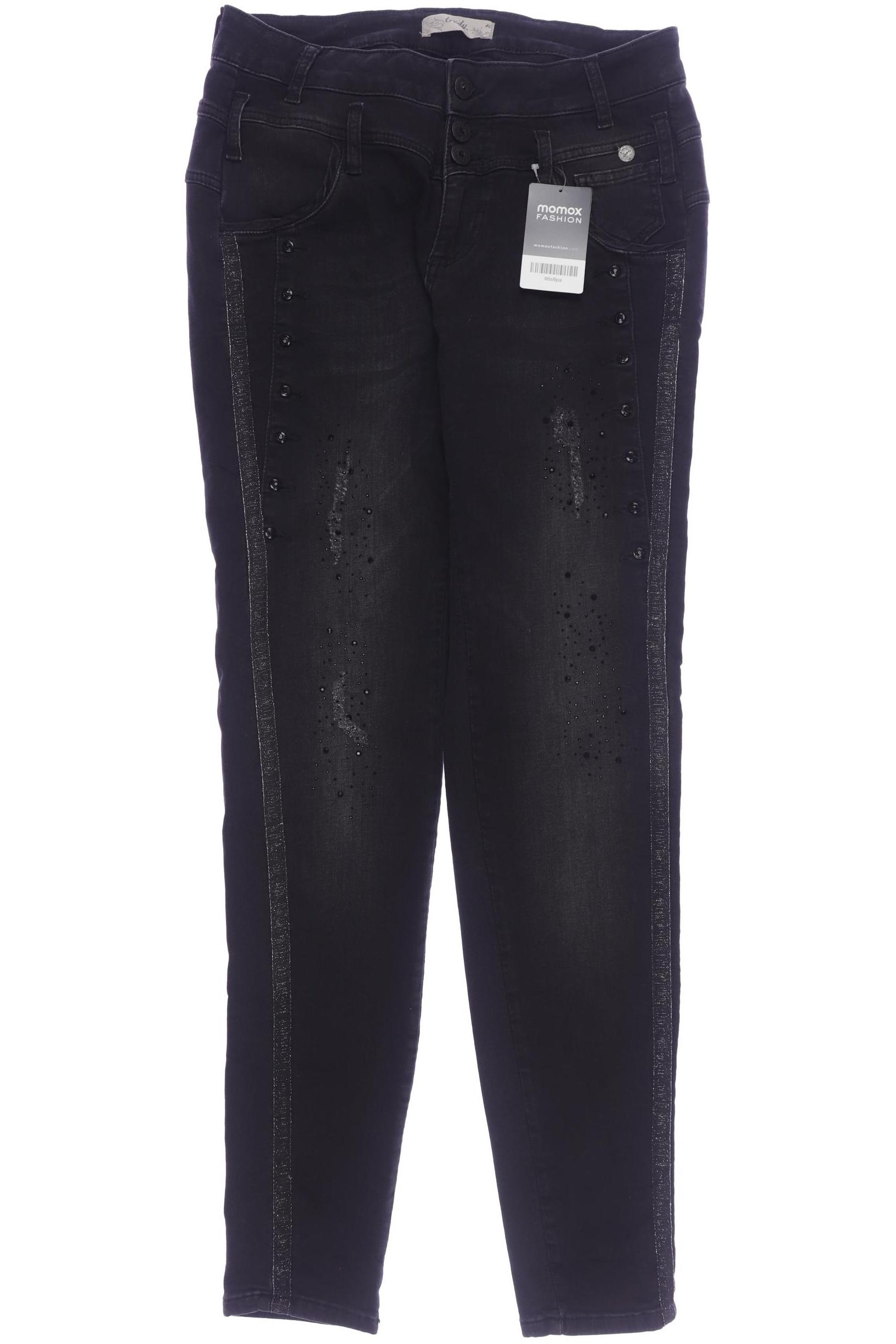

tredy Damen Jeans, schwarz, Gr. 40