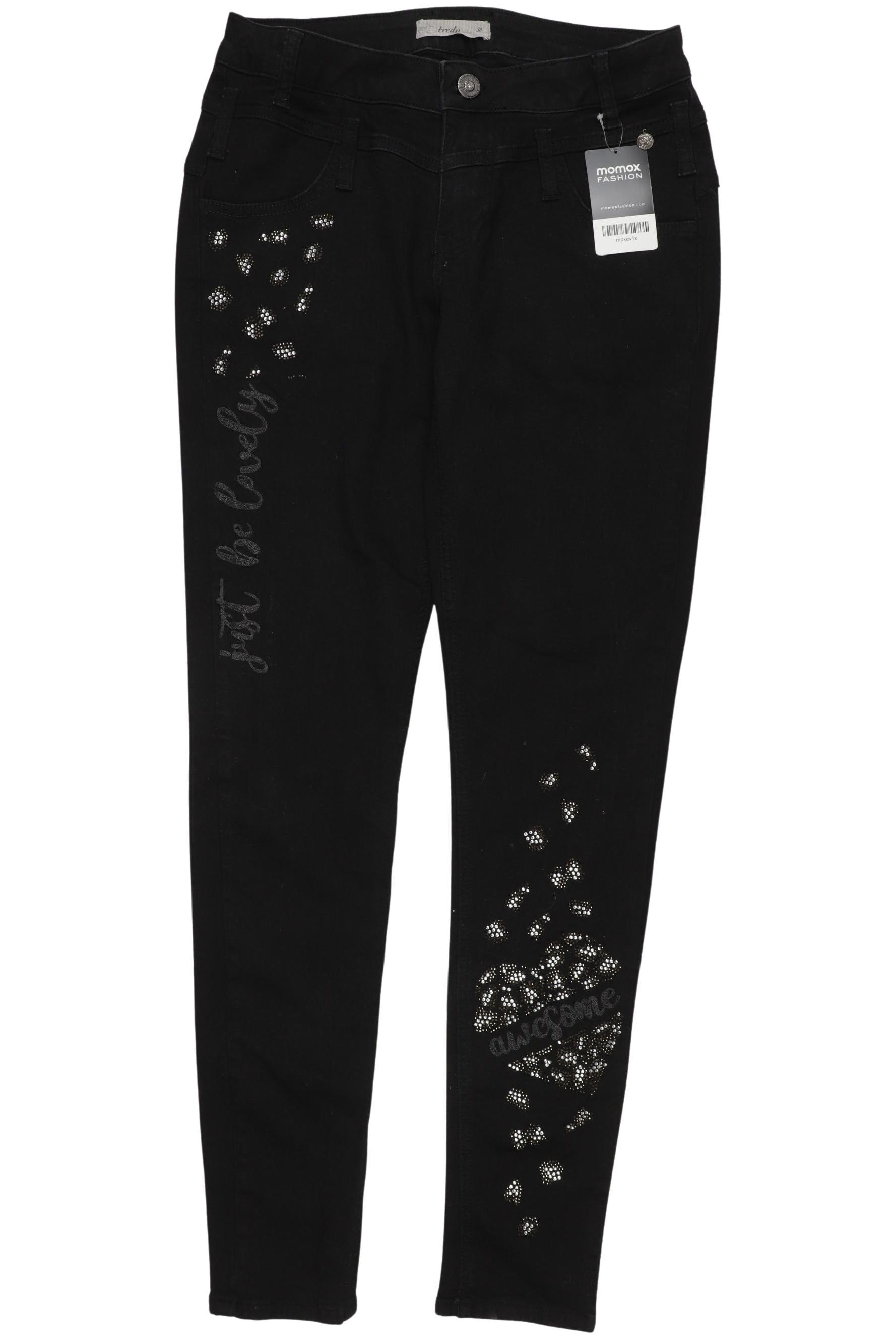 

tredy Damen Jeans, schwarz, Gr. 38
