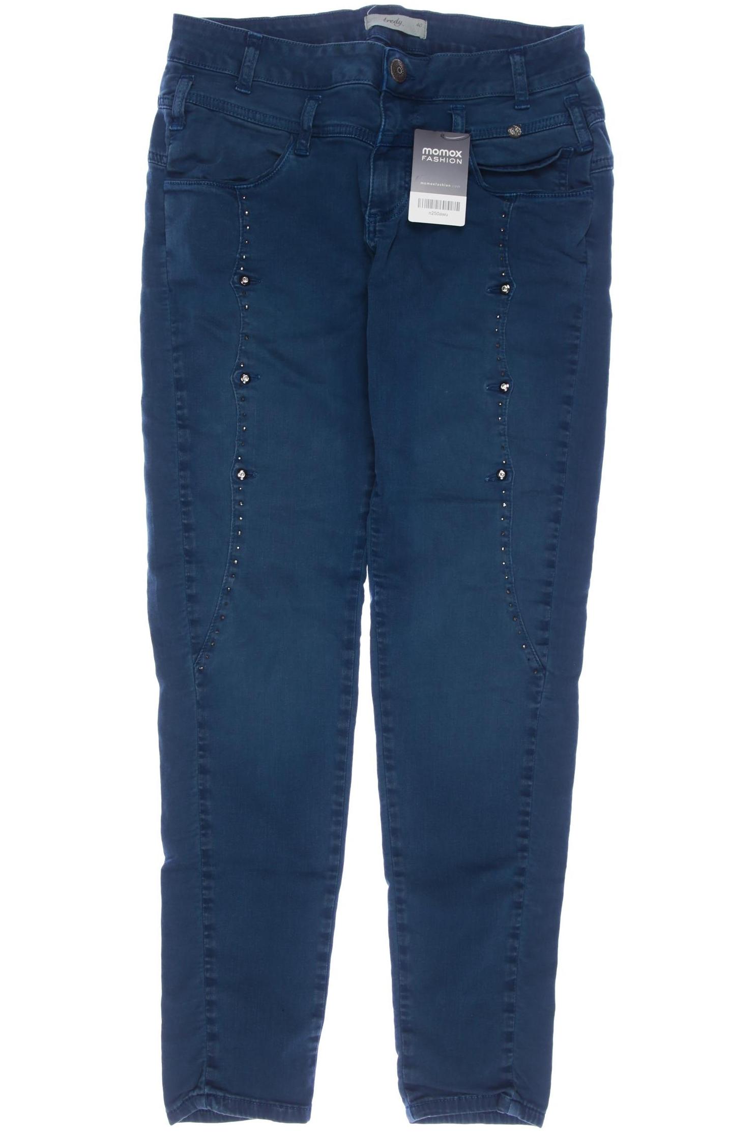 

tredy Damen Jeans, türkis, Gr. 40