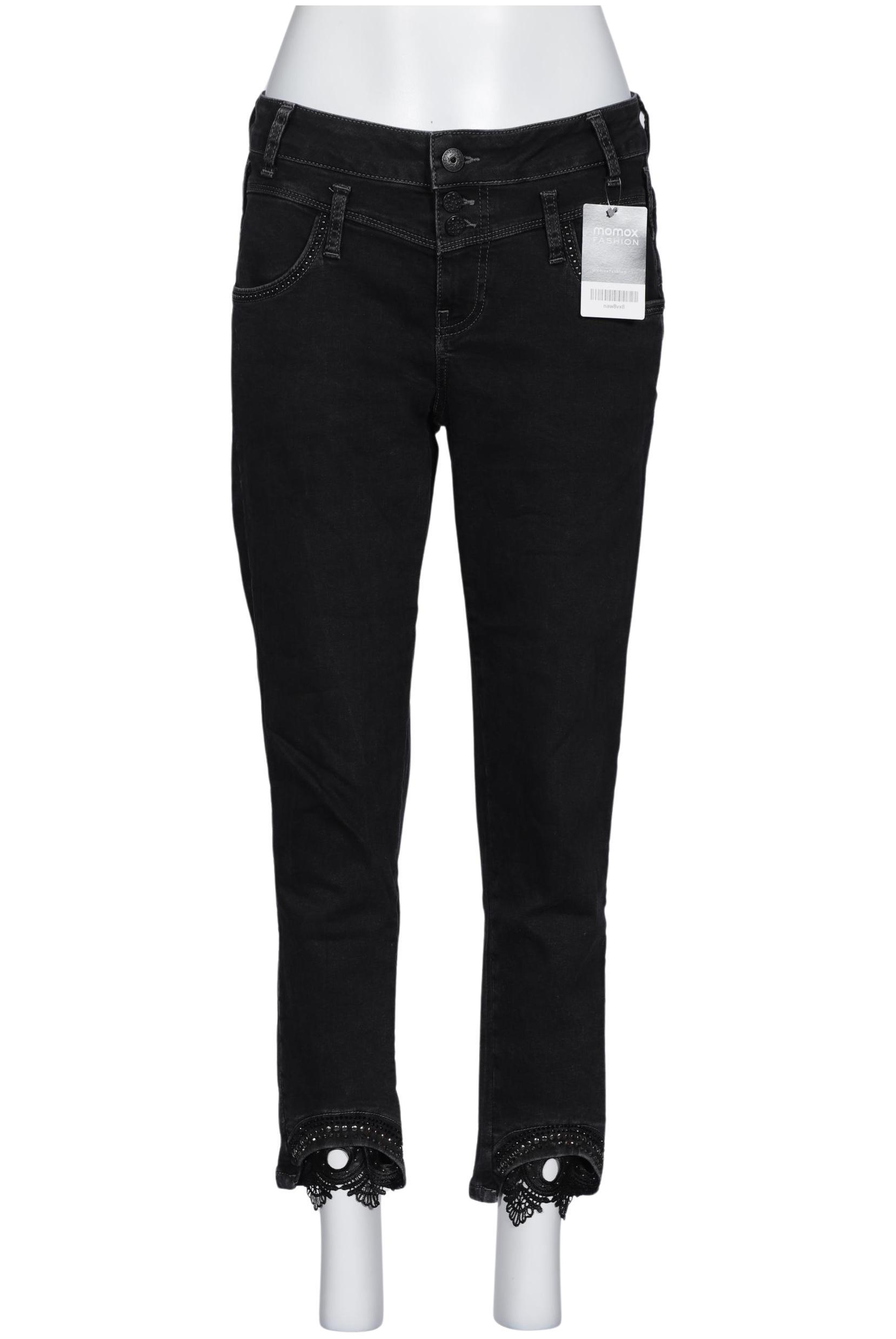 

tredy Damen Jeans, schwarz, Gr. 38