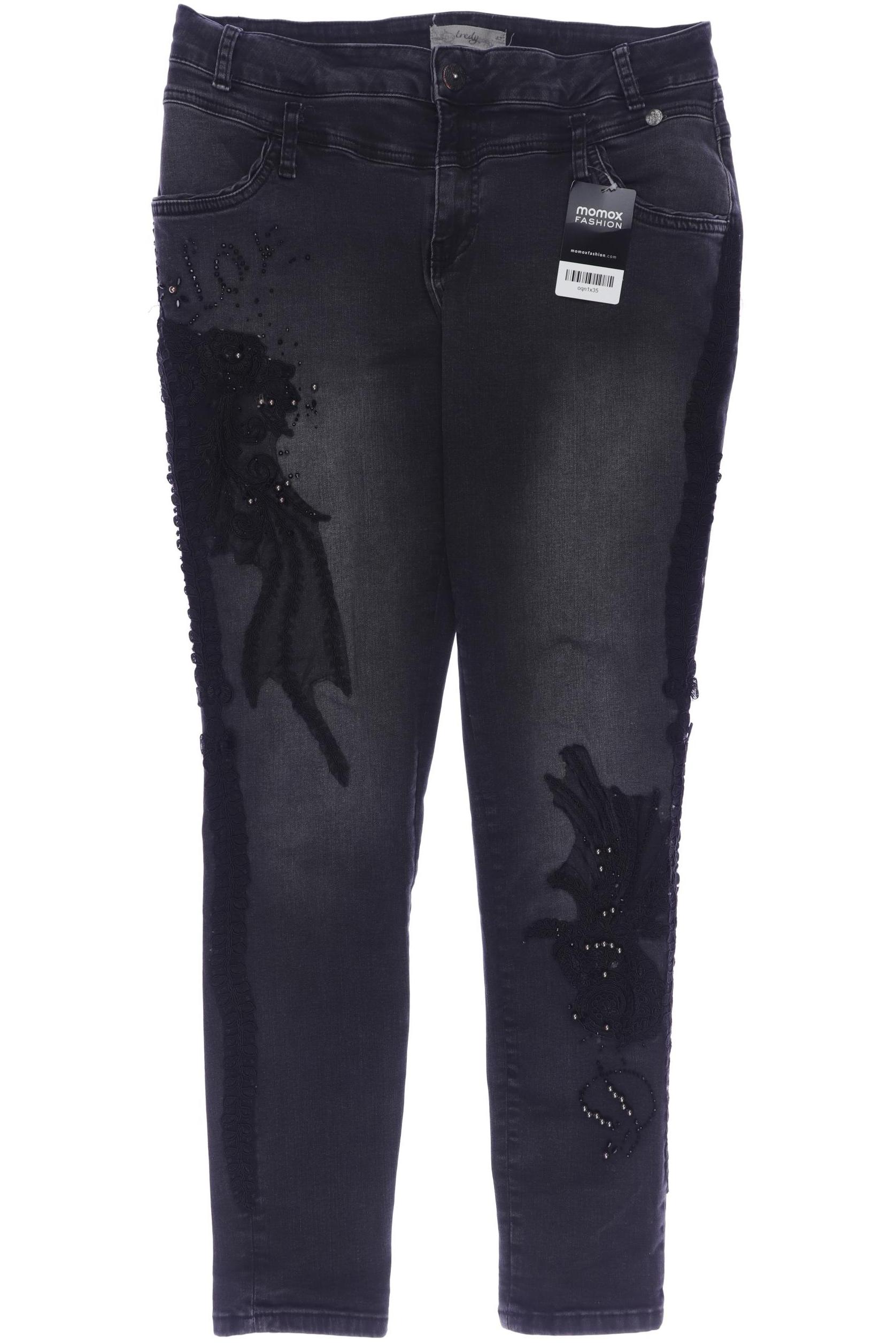 

tredy Damen Jeans, schwarz, Gr. 42