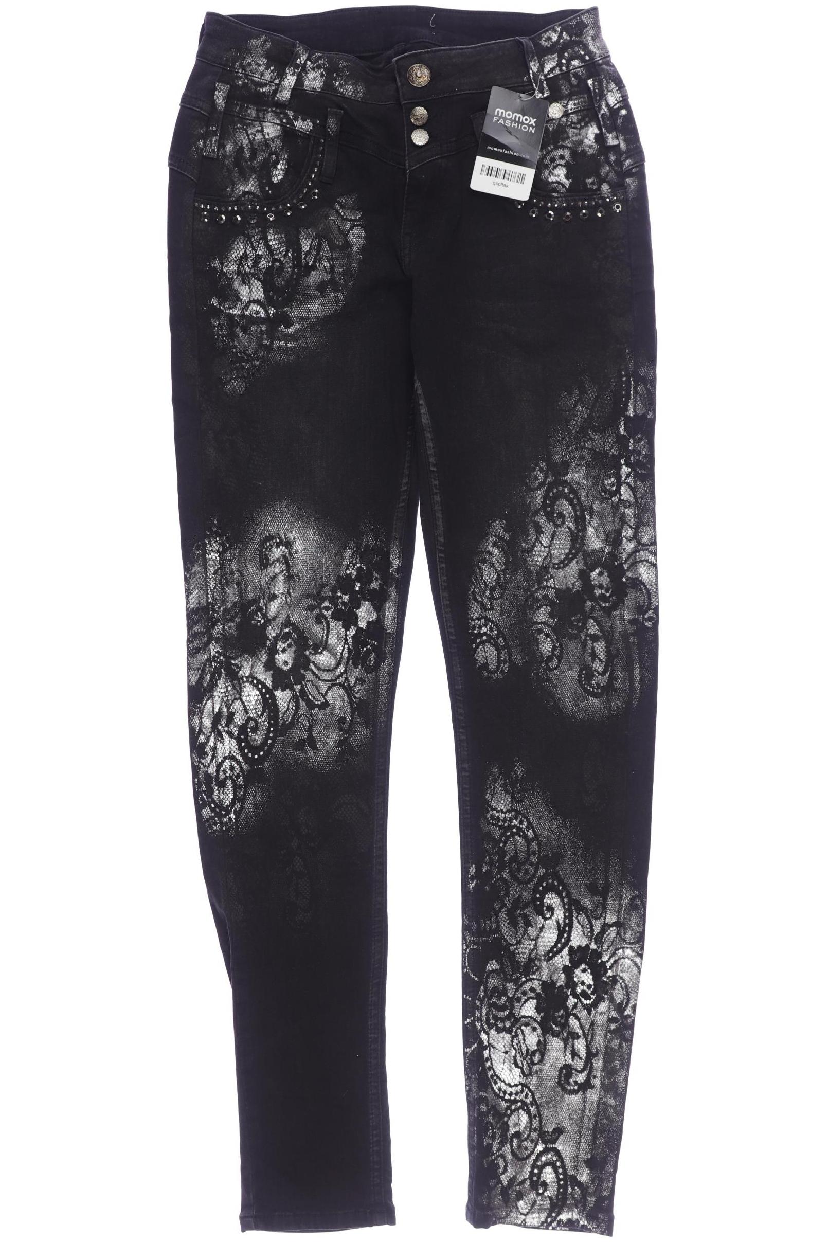 

tredy Damen Jeans, schwarz, Gr. 28