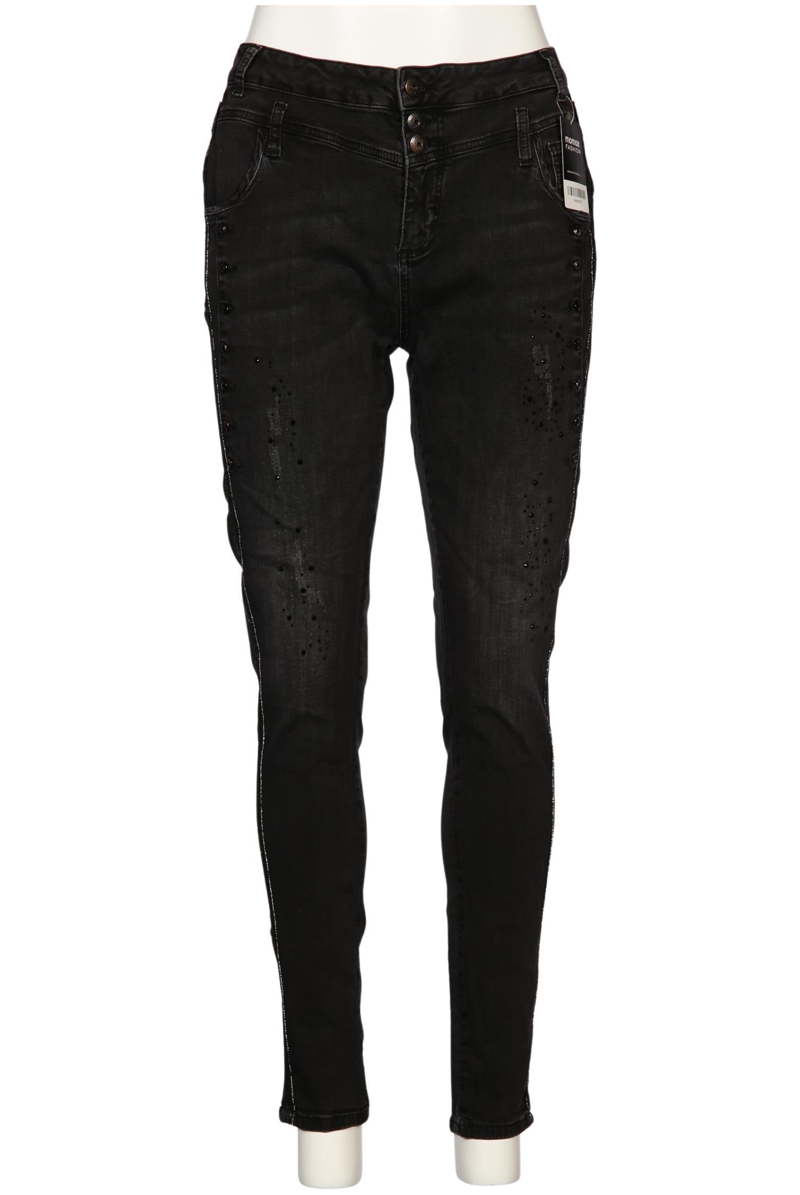 

tredy Damen Jeans, schwarz, Gr. 48