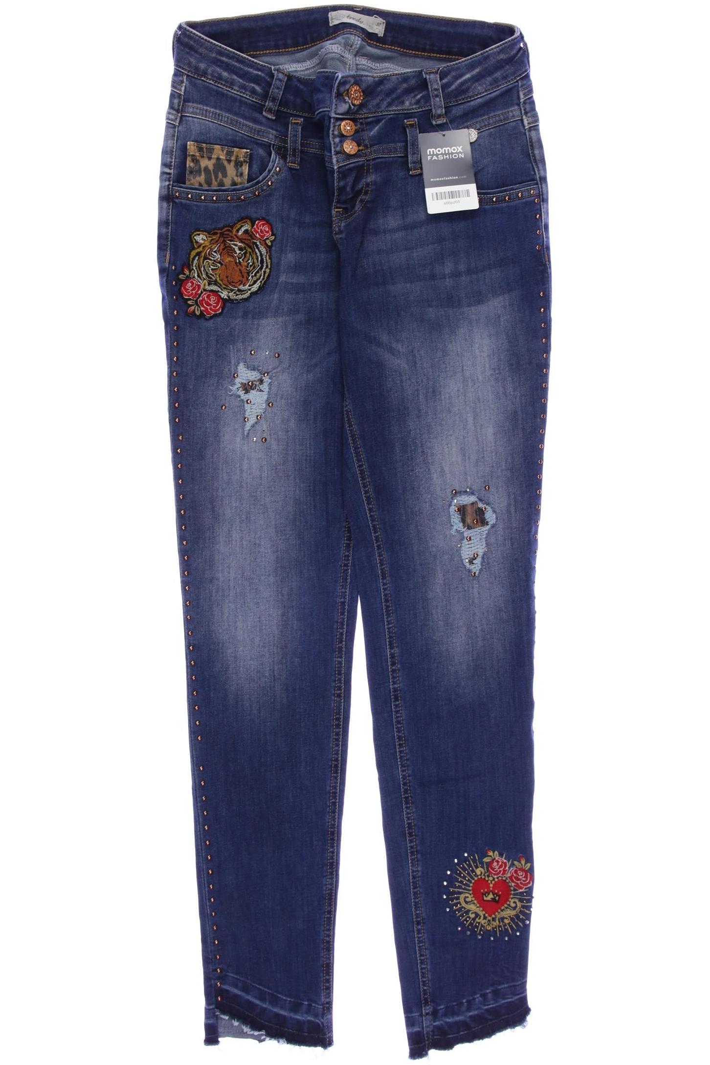 

tredy Damen Jeans, marineblau, Gr. 34