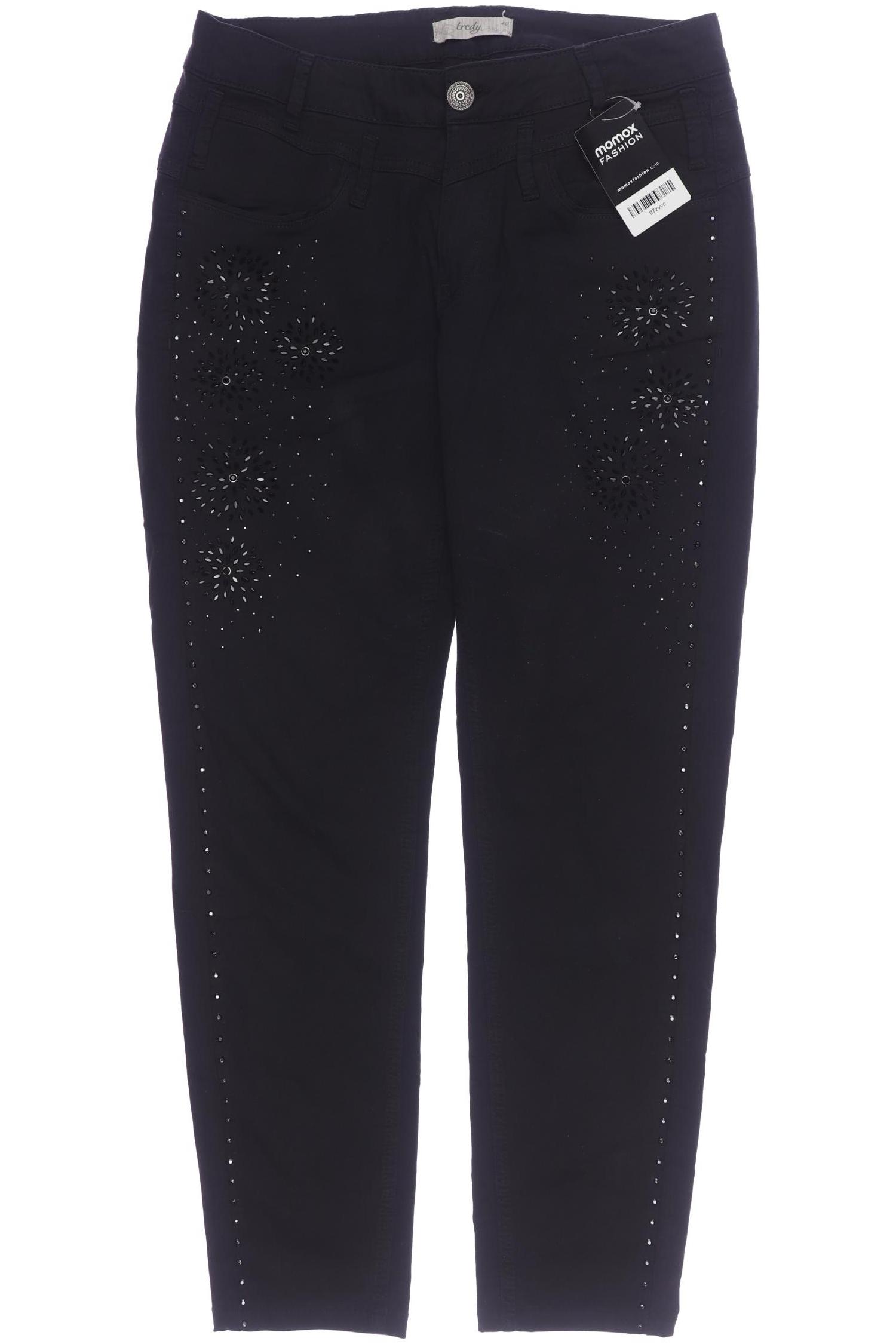 

tredy Damen Jeans, schwarz, Gr. 40
