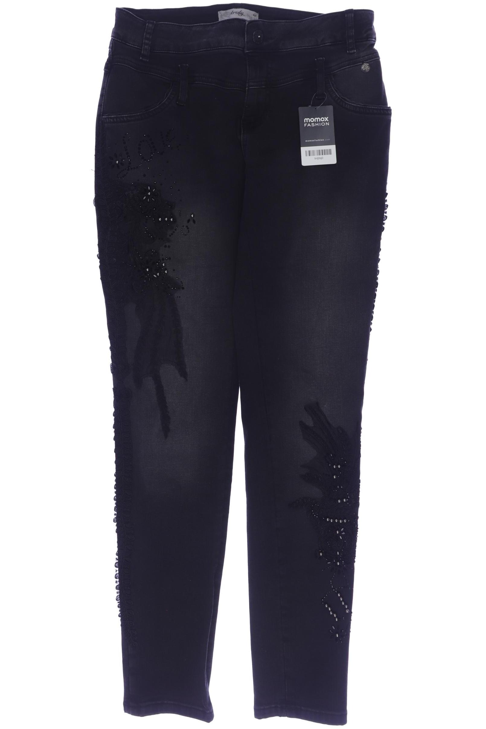 

tredy Damen Jeans, schwarz, Gr. 40