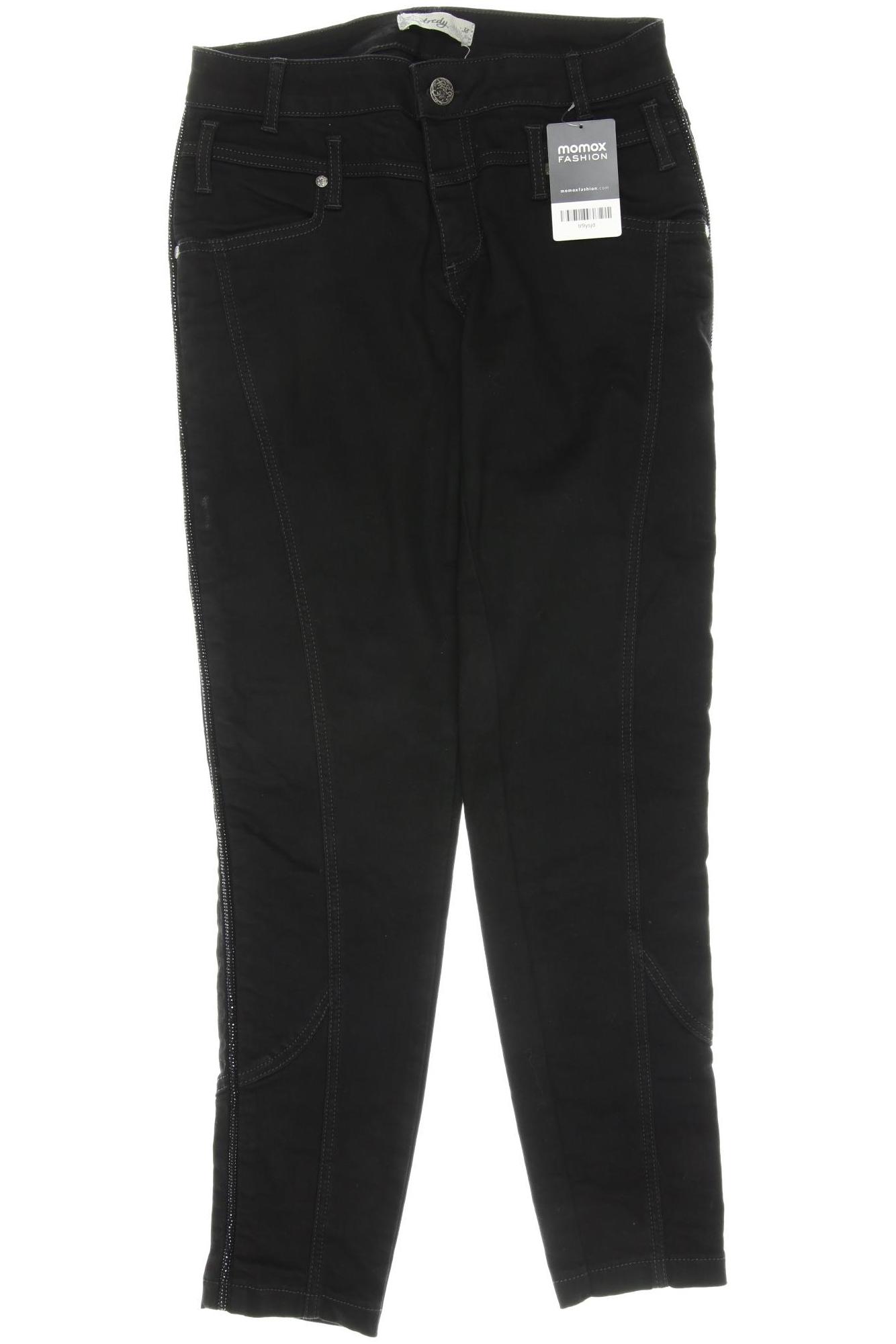 

tredy Damen Jeans, schwarz, Gr. 38