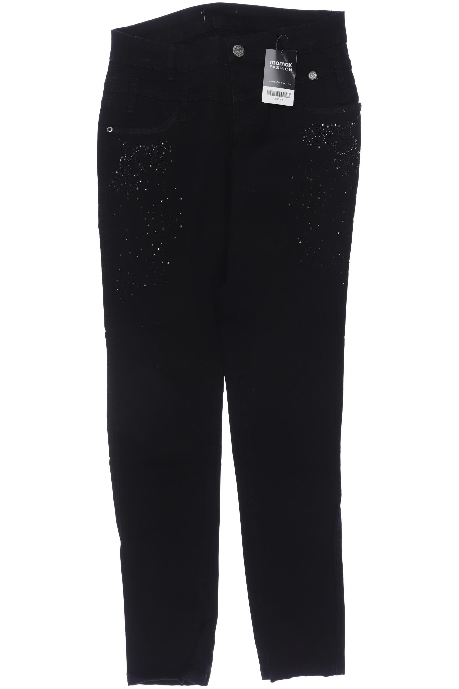 

tredy Damen Jeans, schwarz, Gr. 28