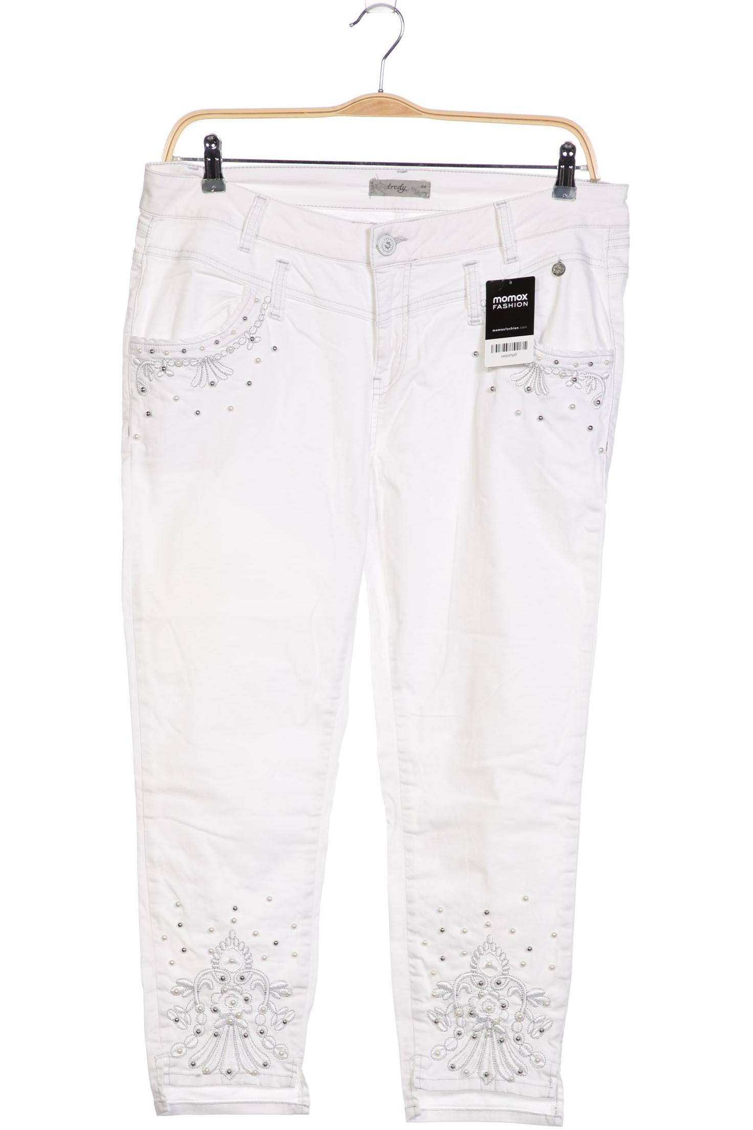 

tredy Damen Jeans, weiß, Gr. 44