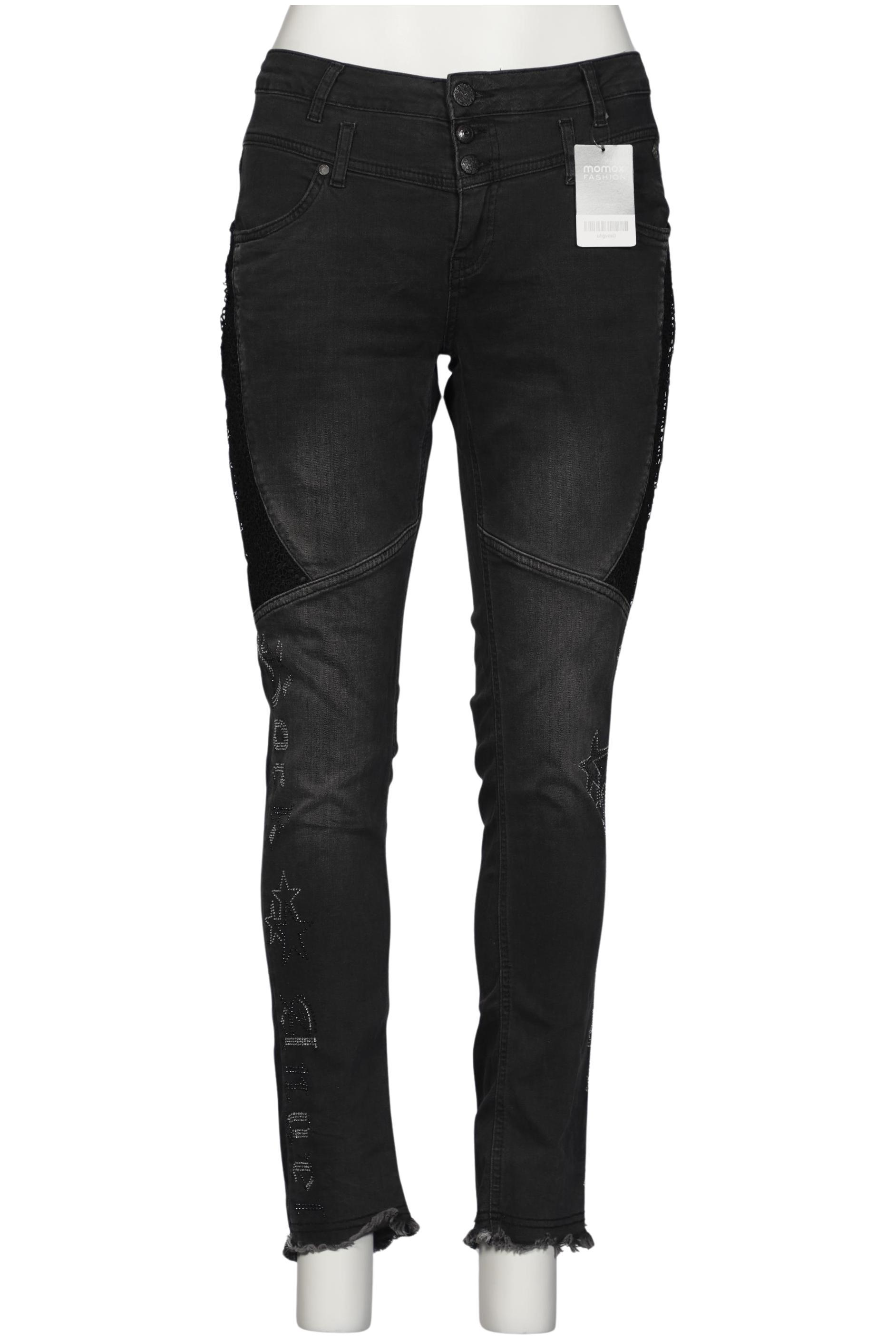 

tredy Damen Jeans, schwarz, Gr. 44