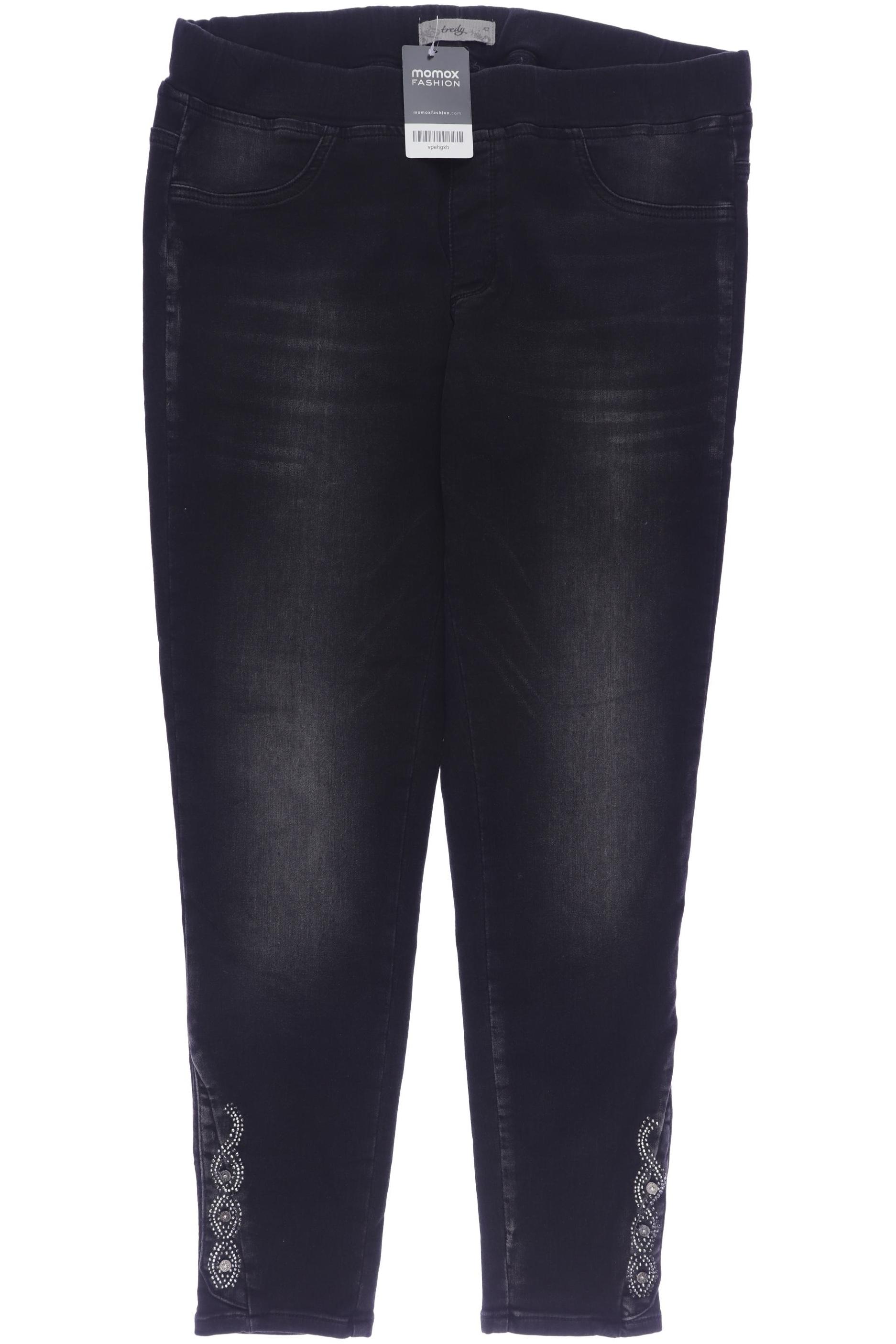 

tredy Damen Jeans, schwarz, Gr. 42