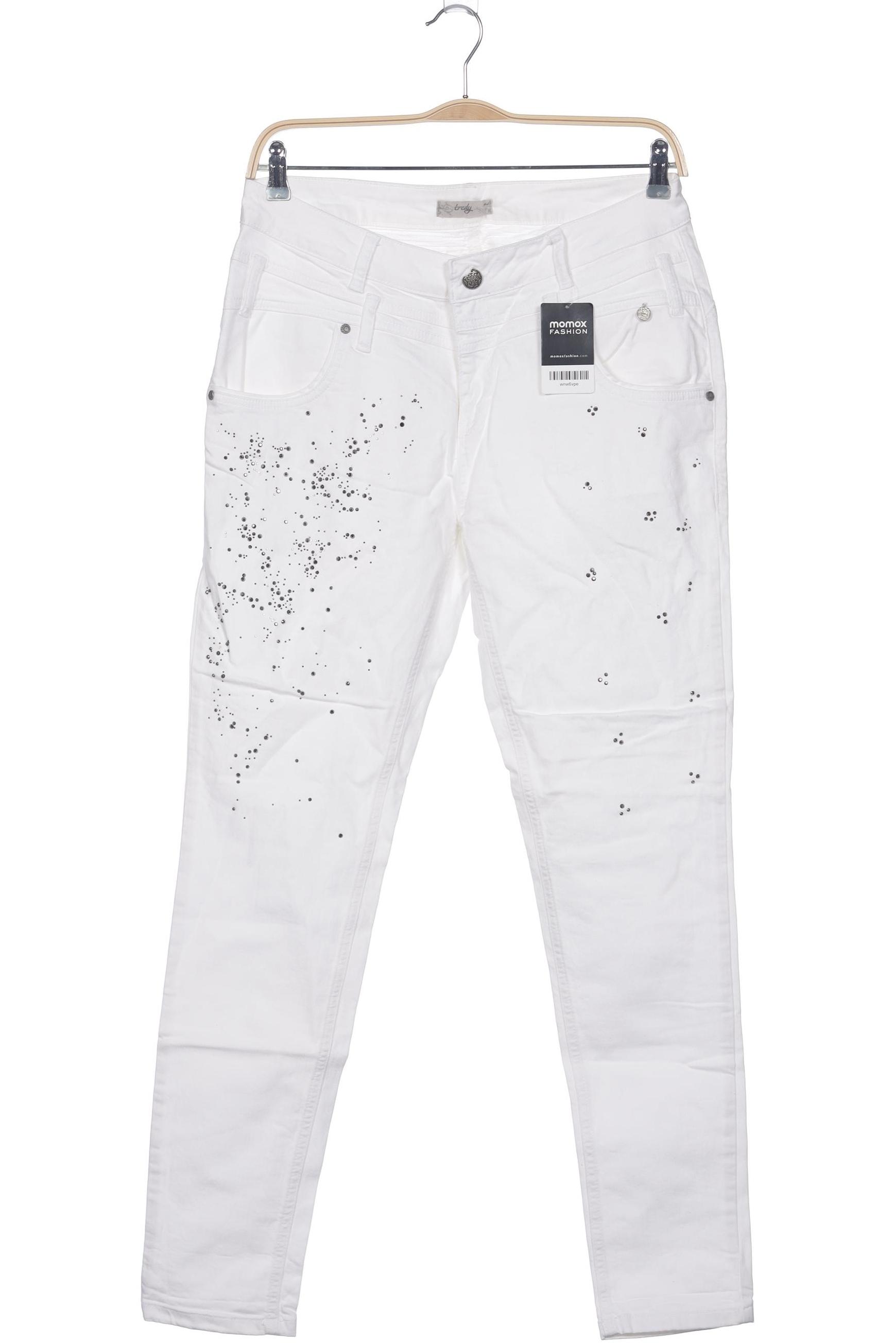

tredy Damen Jeans, weiß, Gr. 44