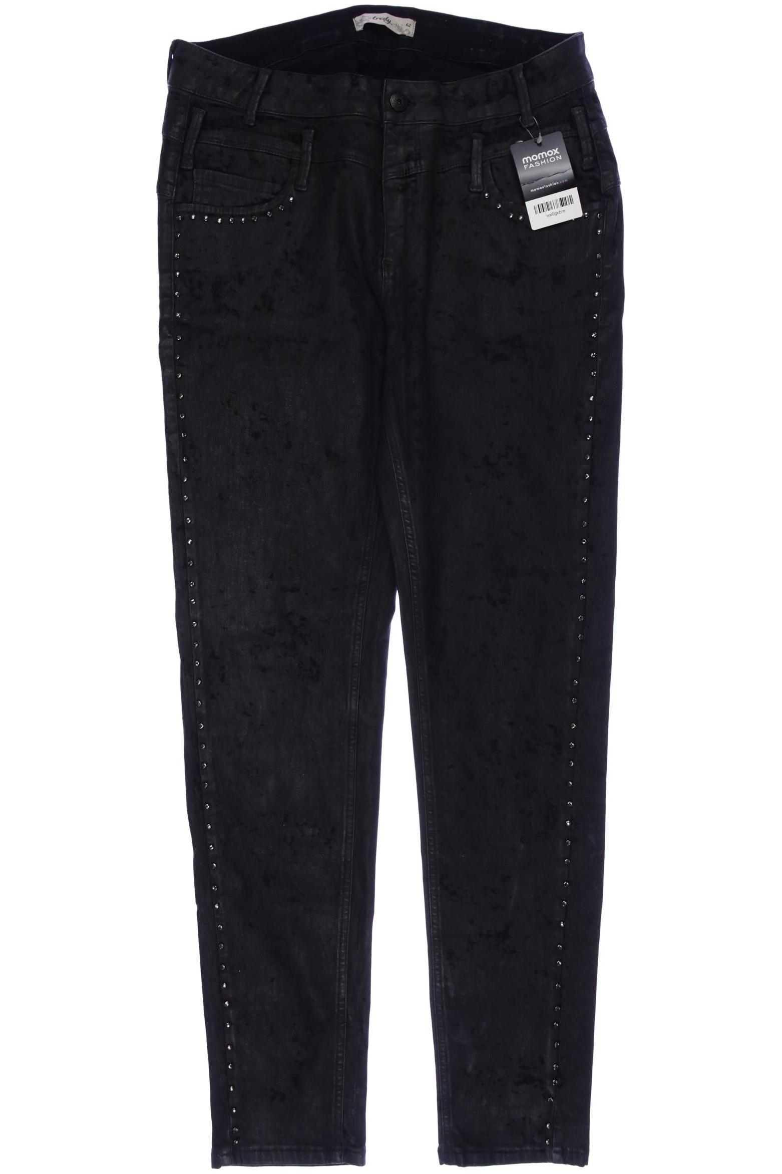 

tredy Damen Jeans, schwarz, Gr. 42