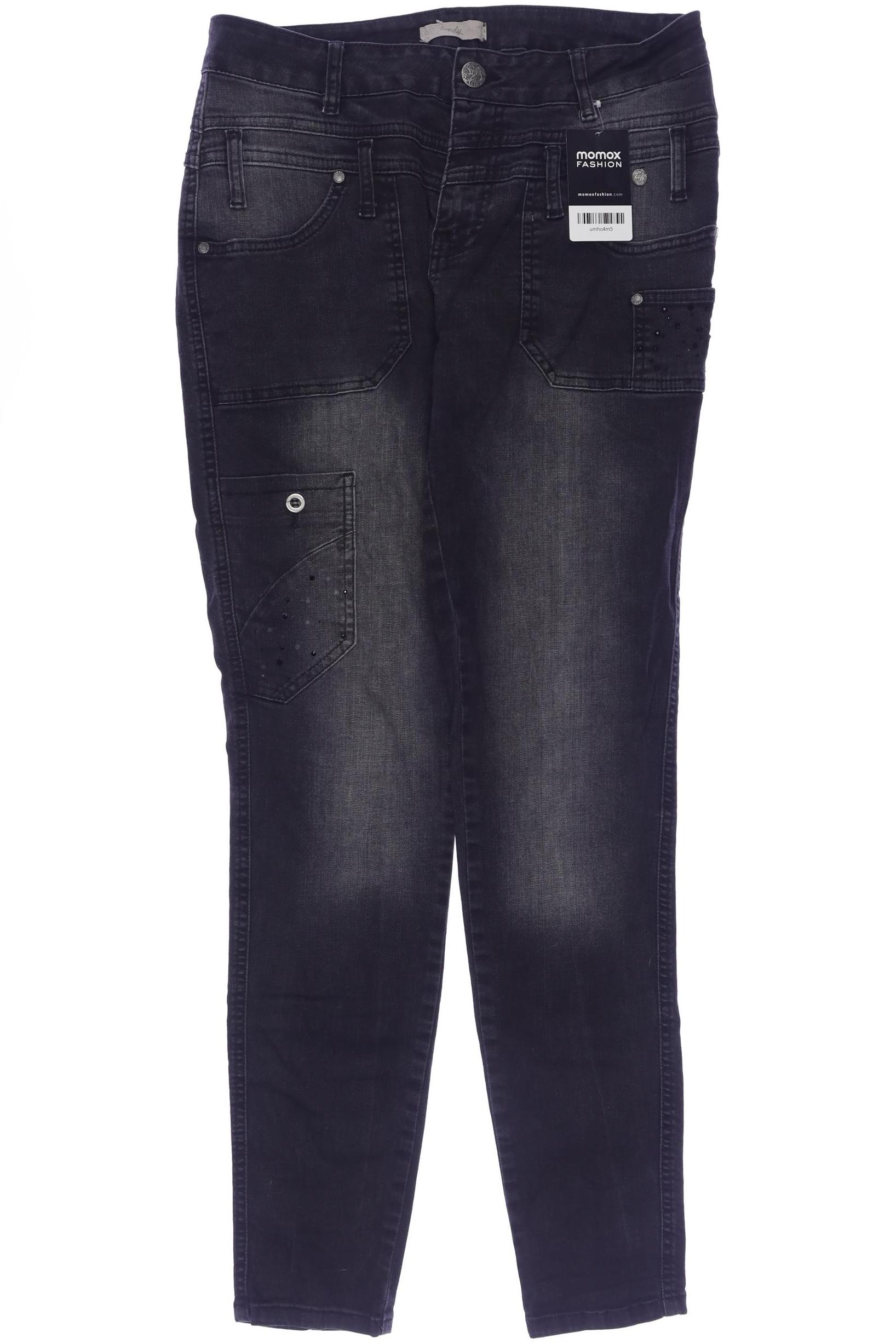 

tredy Damen Jeans, schwarz, Gr. 40