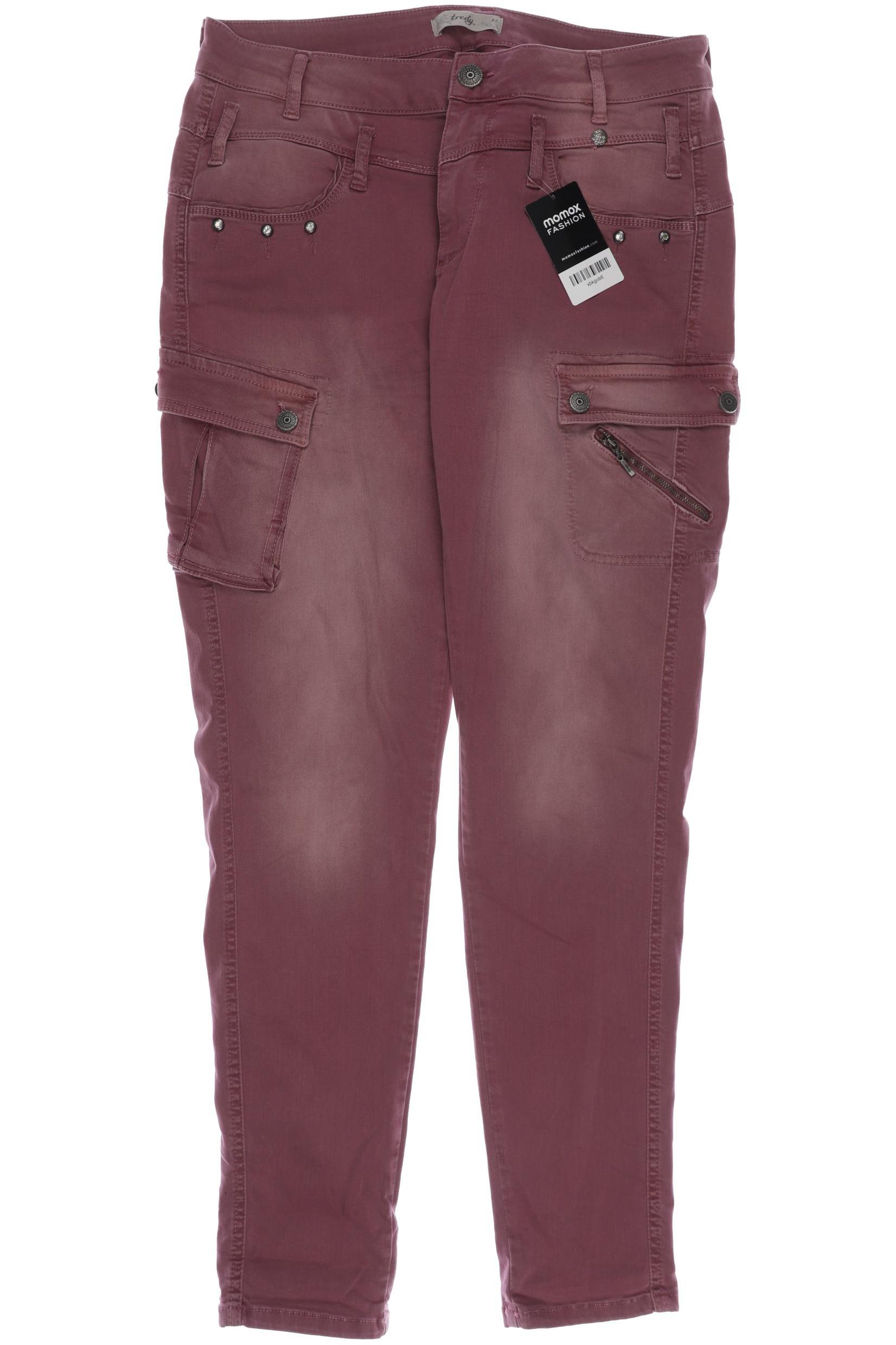 

tredy Damen Jeans, bordeaux, Gr. 42