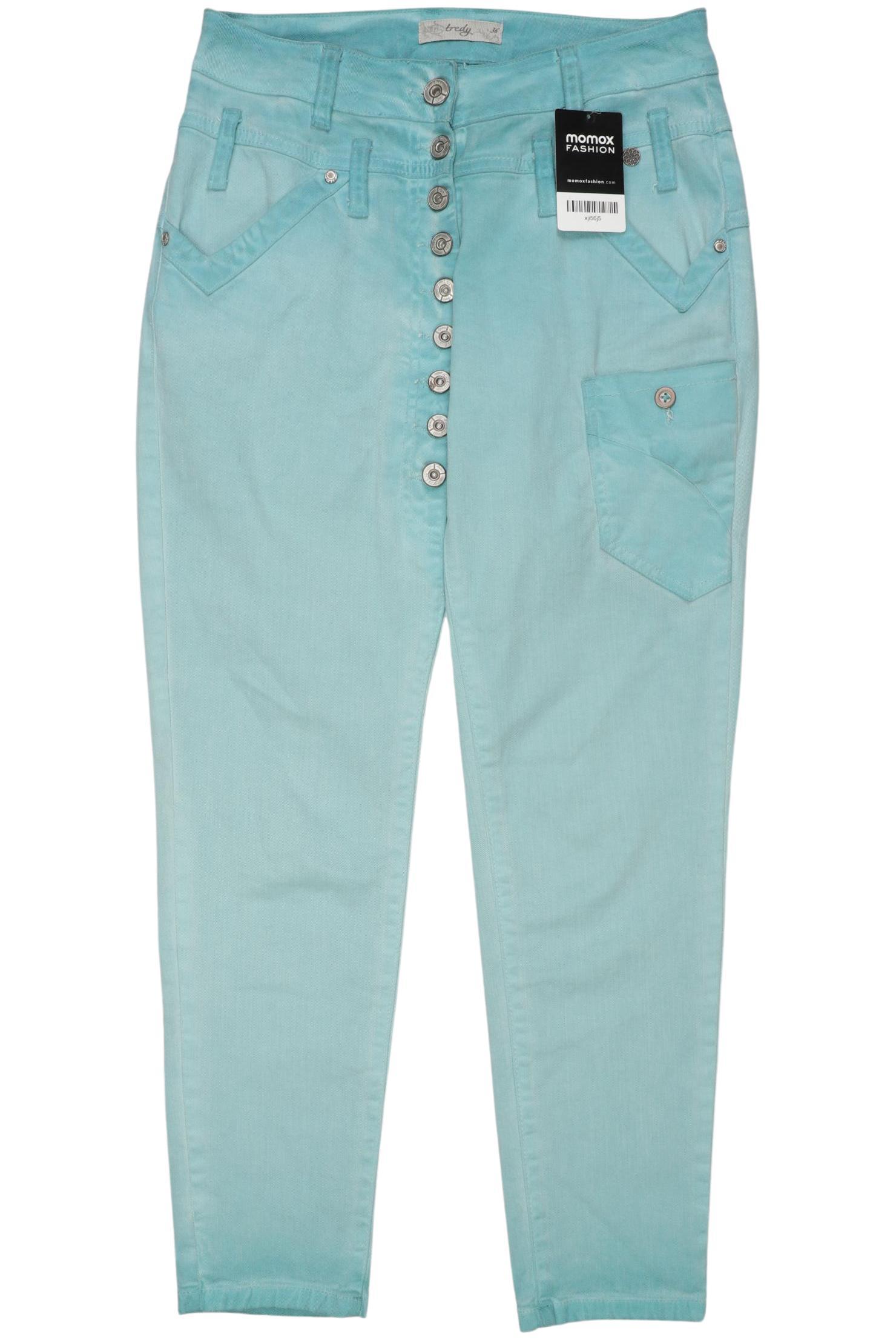 

tredy Damen Jeans, türkis, Gr. 36
