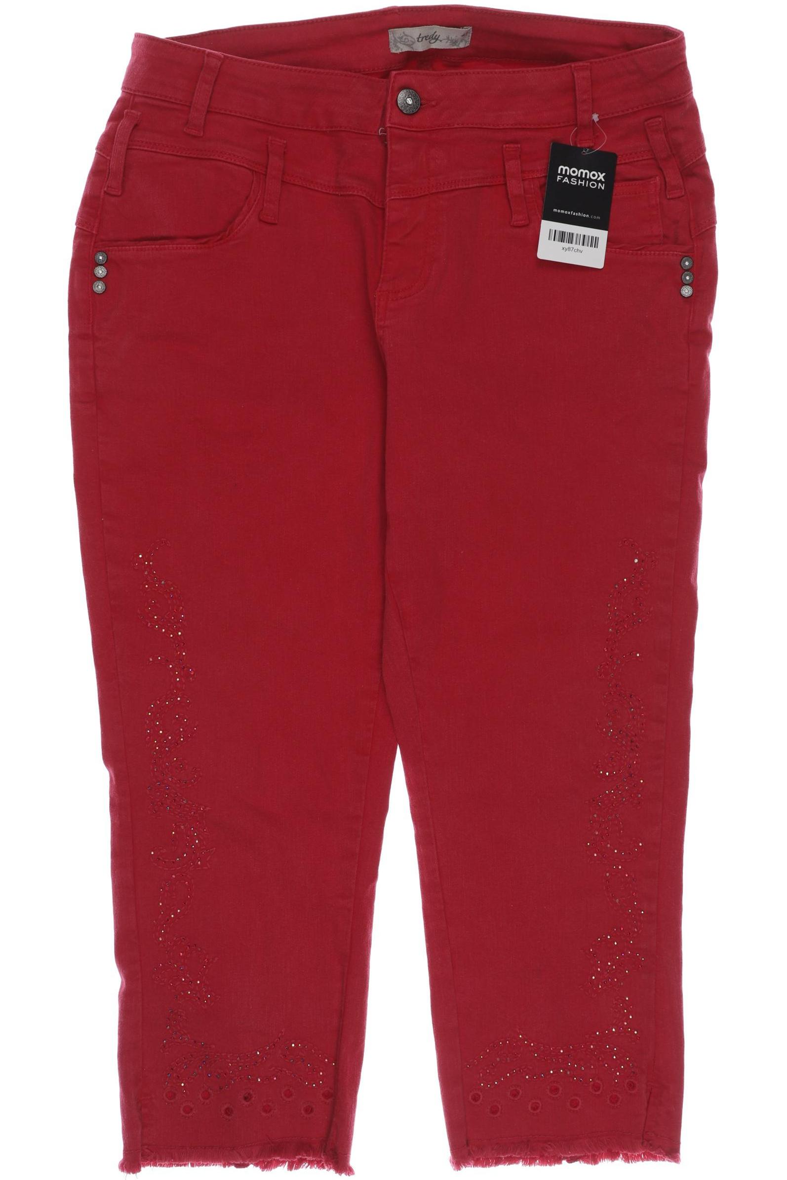 

tredy Damen Jeans, rot, Gr. 42