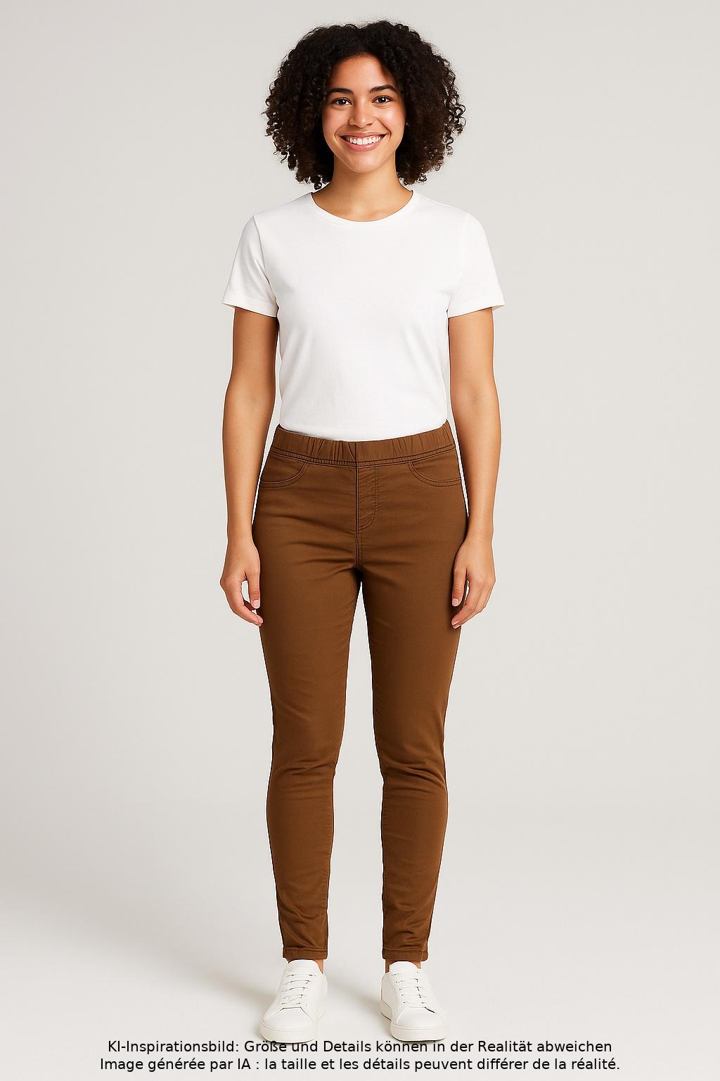 

tredy Damen Jeans, braun, Gr. 38