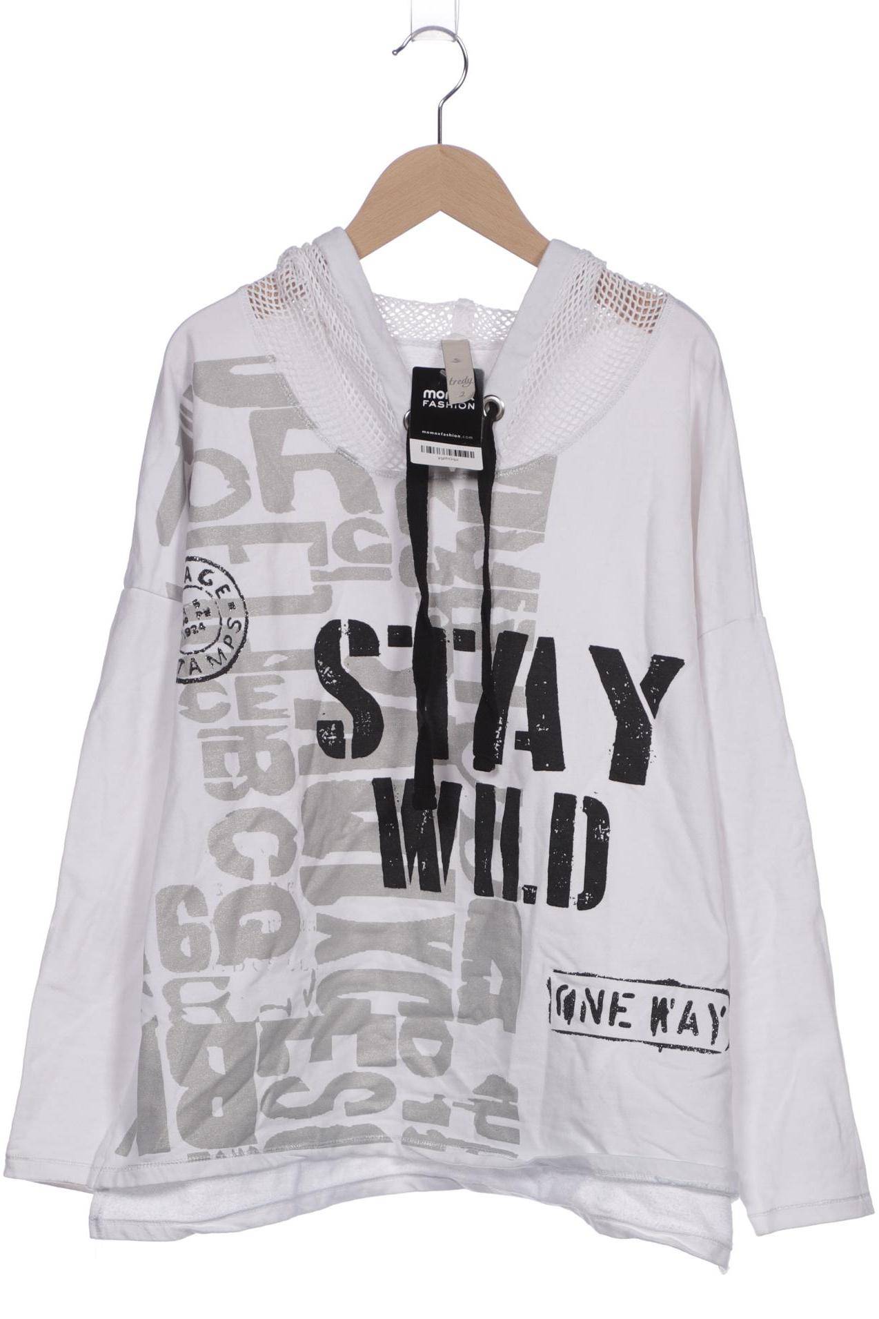 

tredy Damen Kapuzenpullover, weiß, Gr. 44