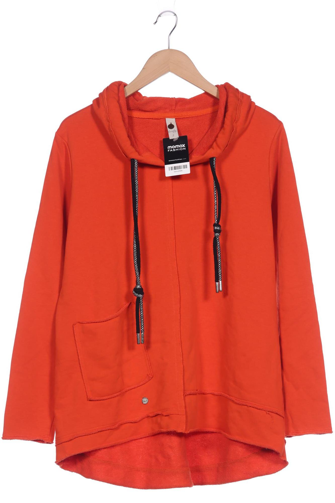 

tredy Damen Kapuzenpullover, orange, Gr. 46