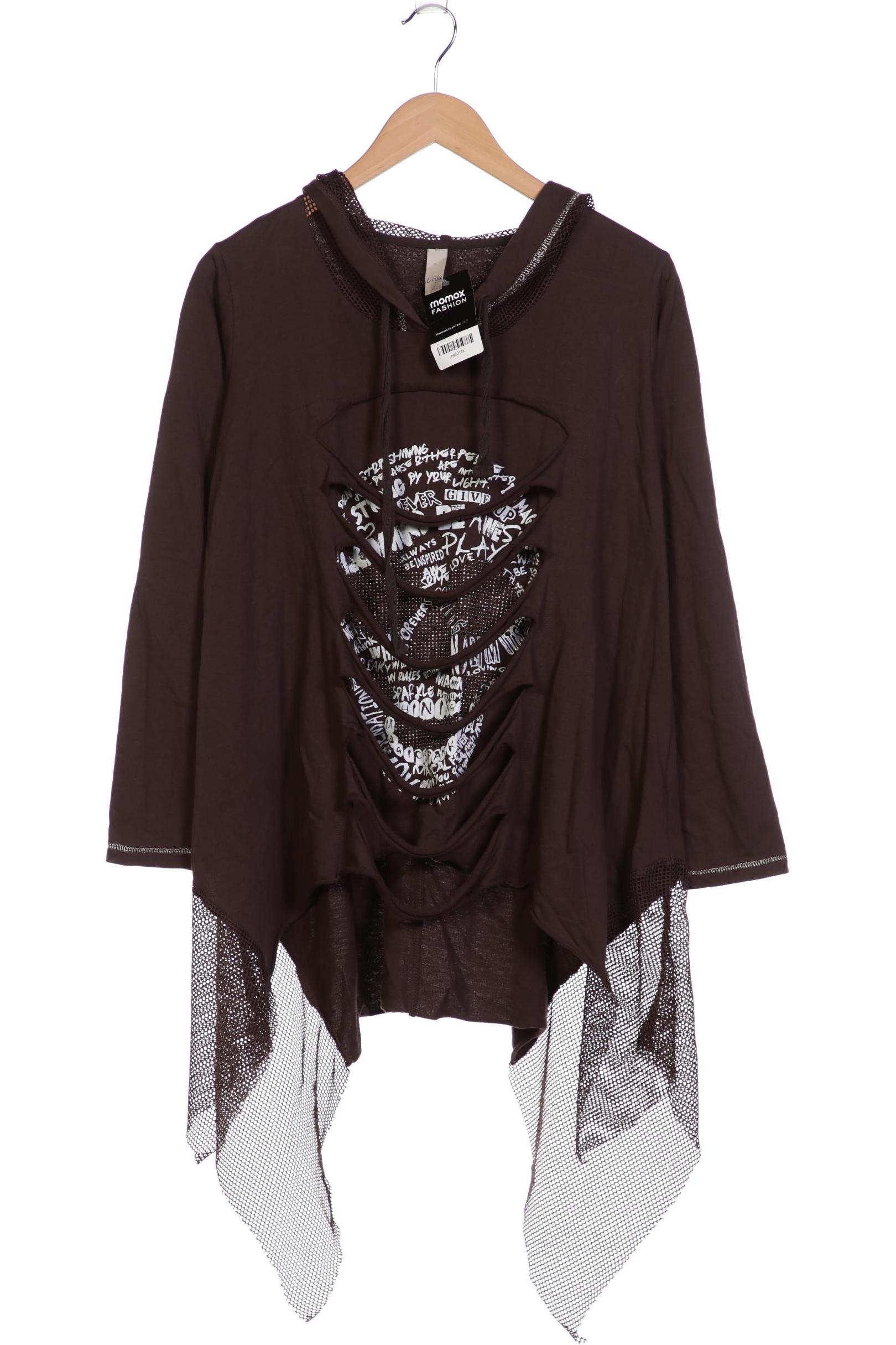 

tredy Damen Kapuzenpullover, braun, Gr. 46