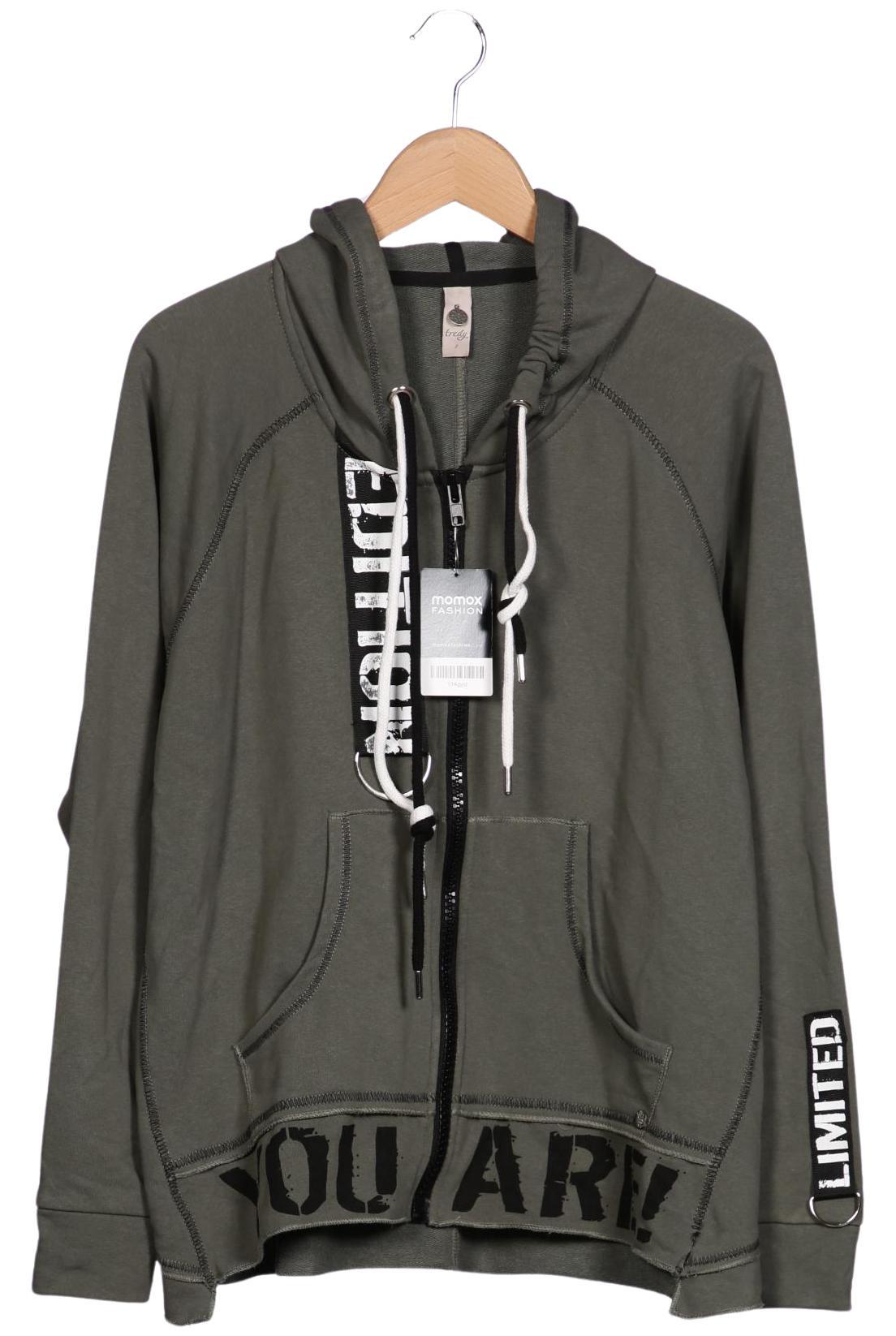 

tredy Damen Kapuzenpullover, grün, Gr. 36