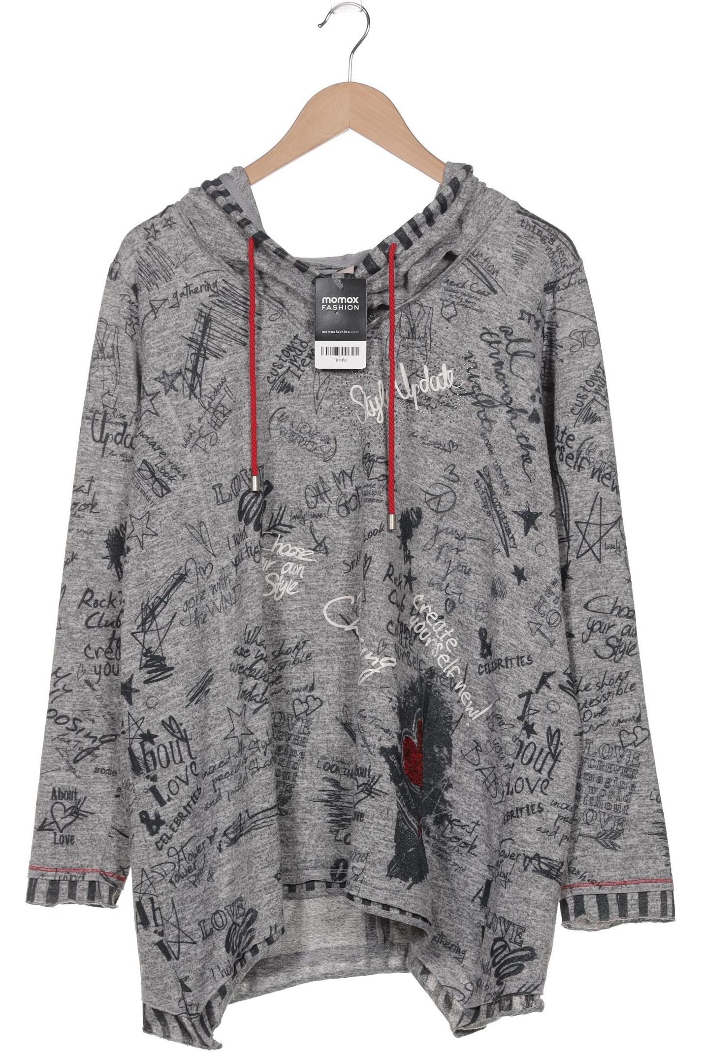 

tredy Damen Kapuzenpullover, grau, Gr. 46