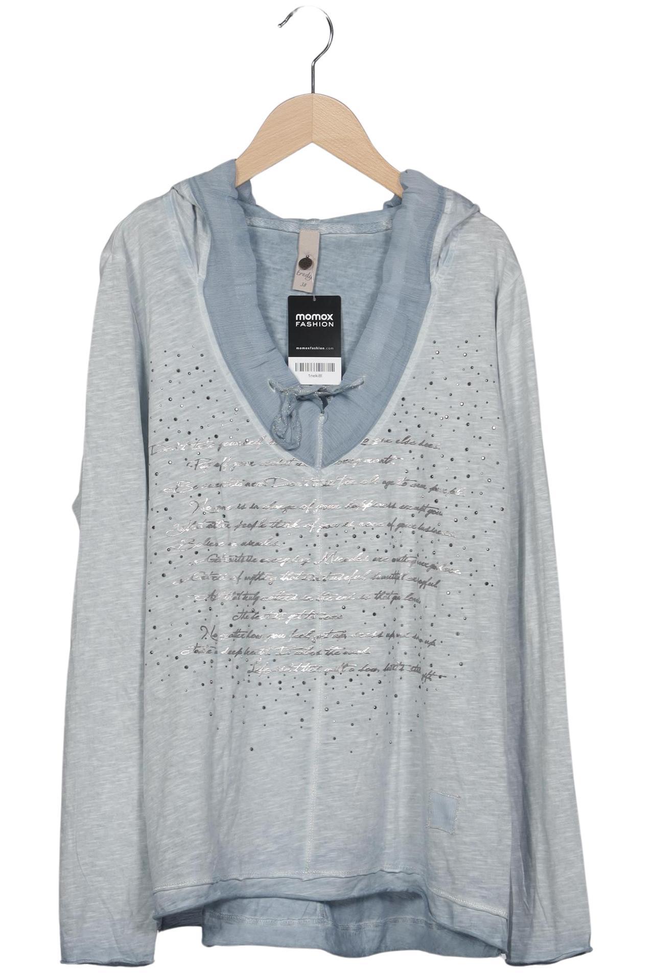 

tredy Damen Kapuzenpullover, hellblau, Gr. 38