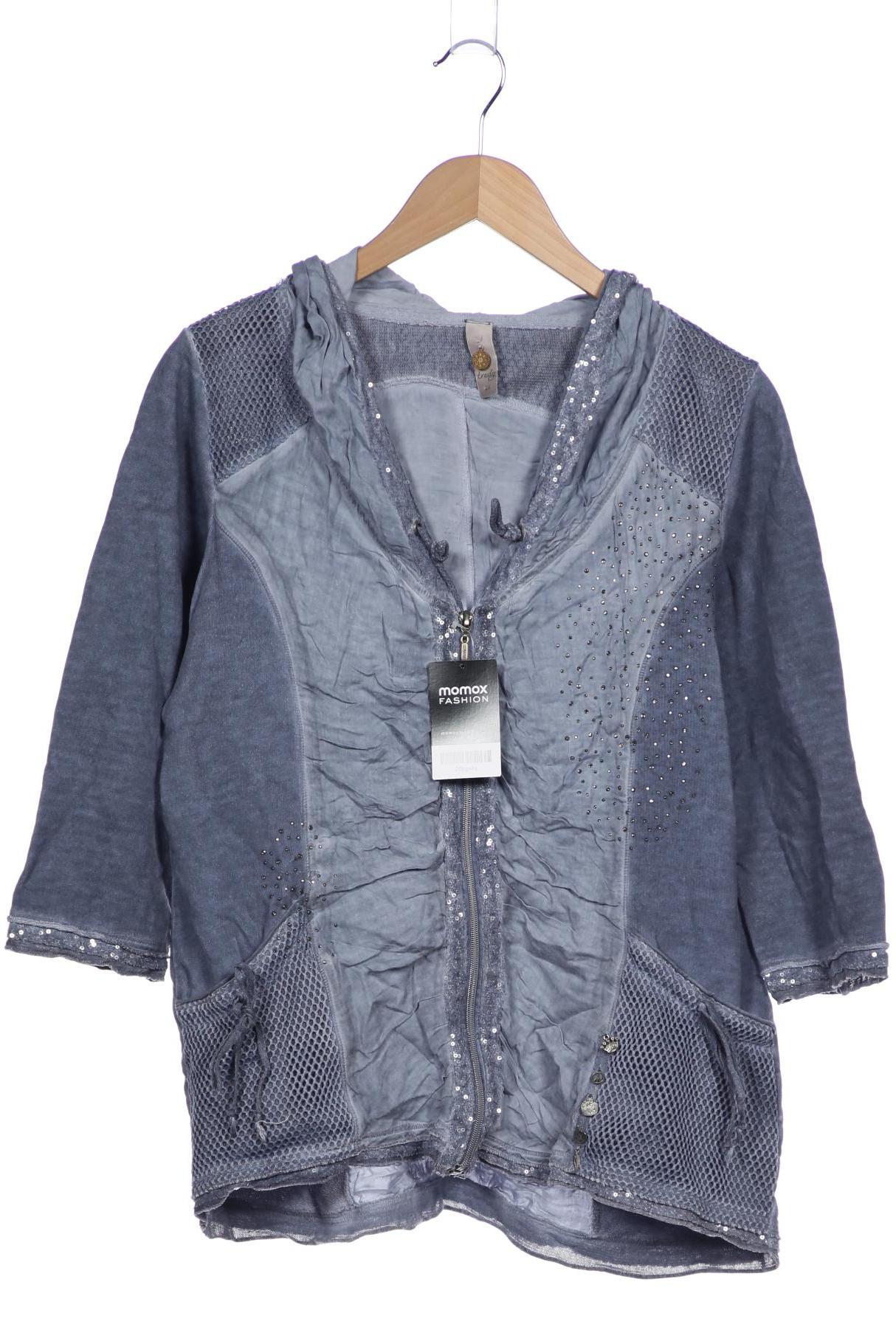 

tredy Damen Kapuzenpullover, blau, Gr. 44
