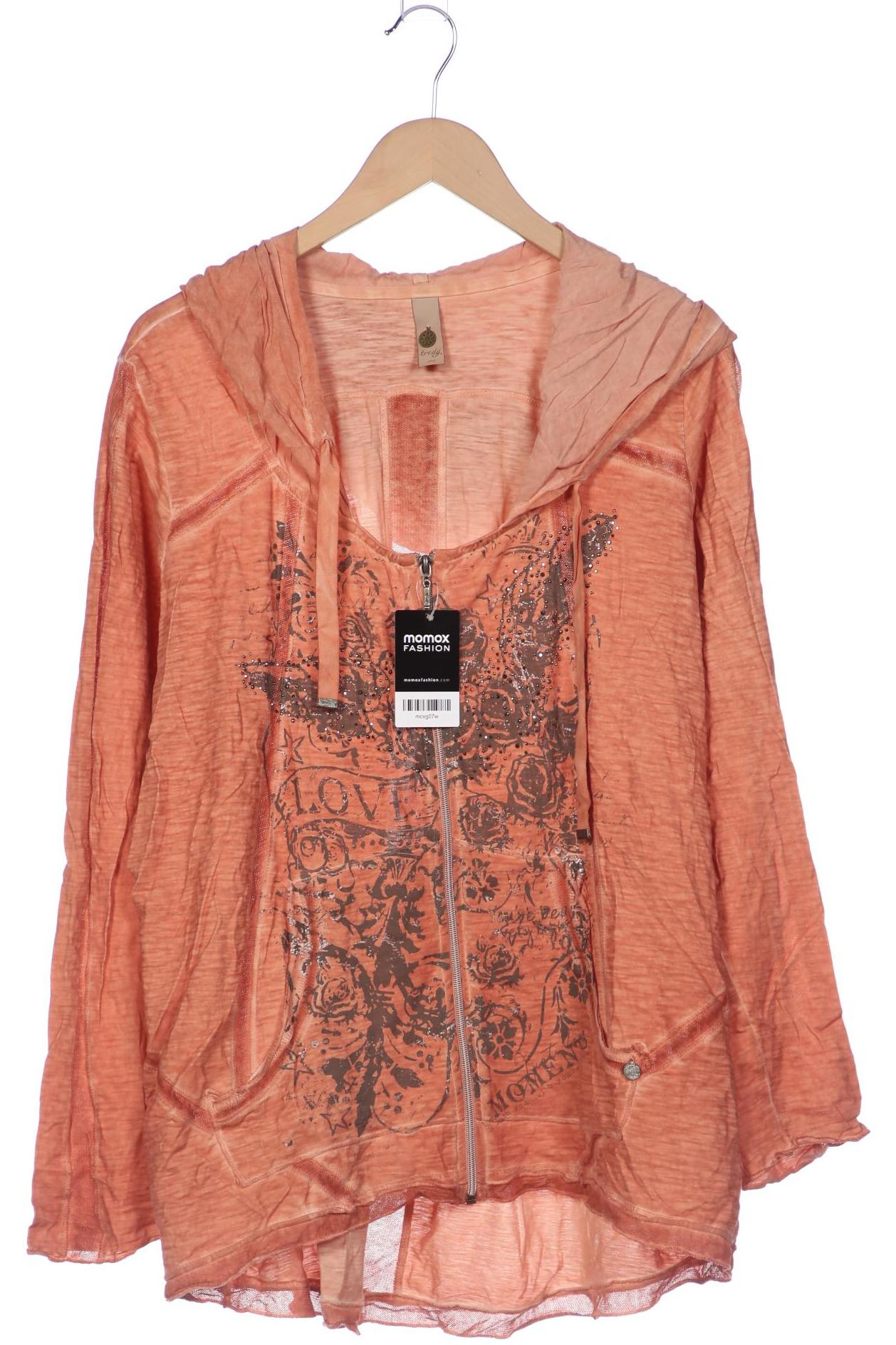 

tredy Damen Kapuzenpullover, orange, Gr. 46