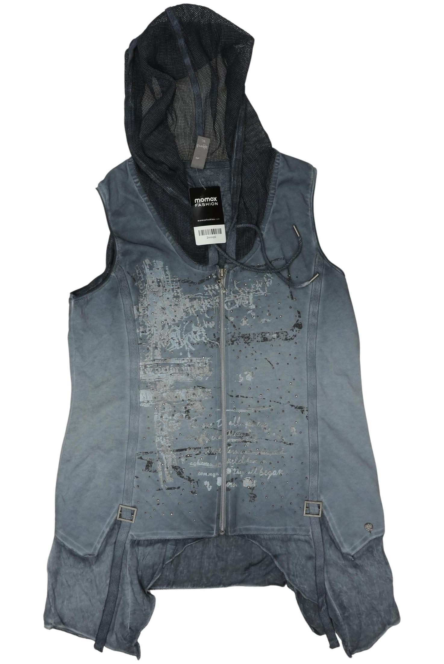 

tredy Damen Kapuzenpullover, blau, Gr. 38