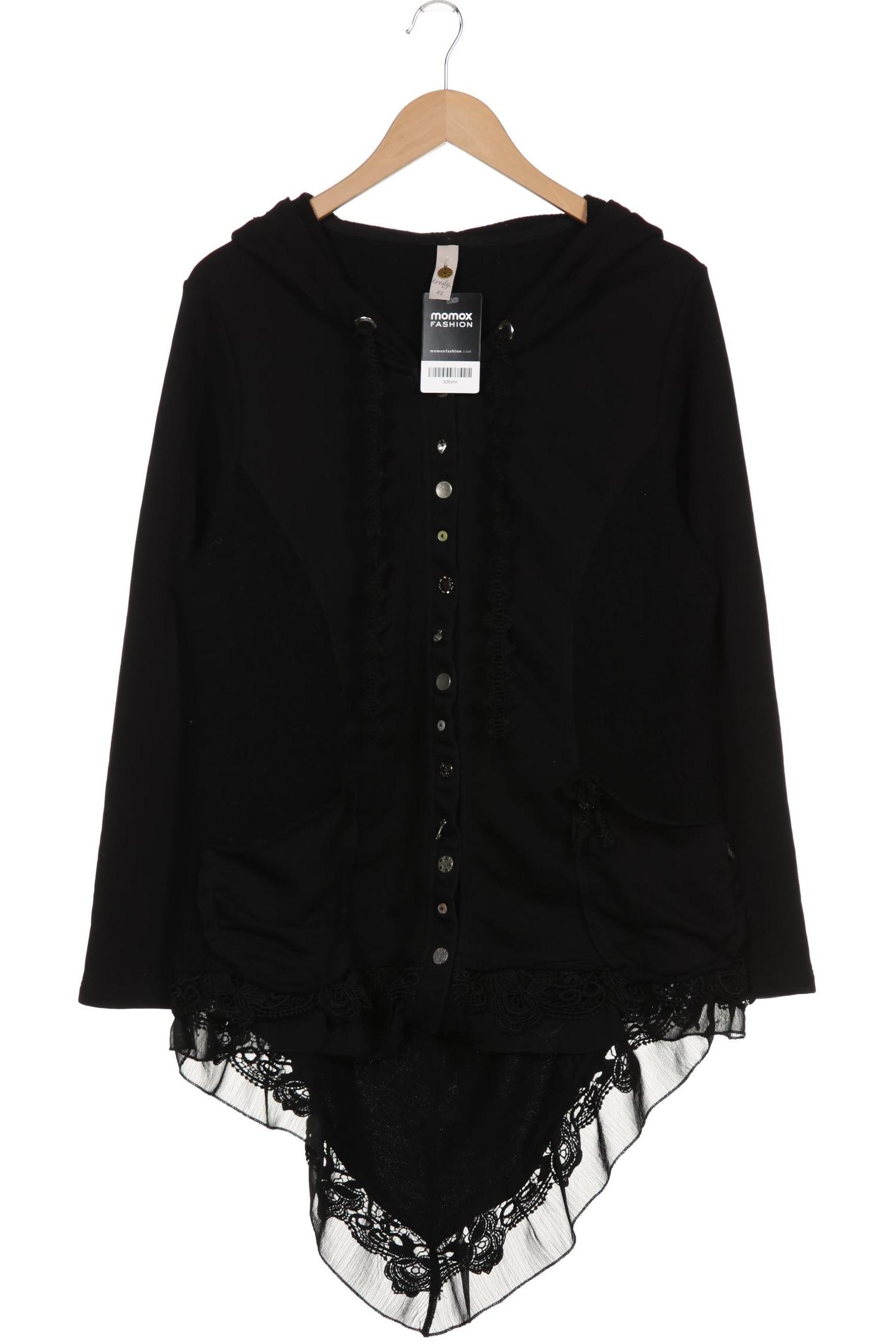 

tredy Damen Kapuzenpullover, schwarz, Gr. 42