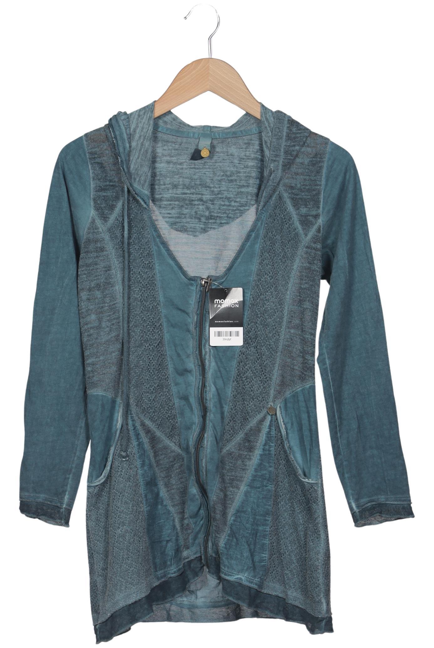 

tredy Damen Kapuzenpullover, türkis, Gr. 36