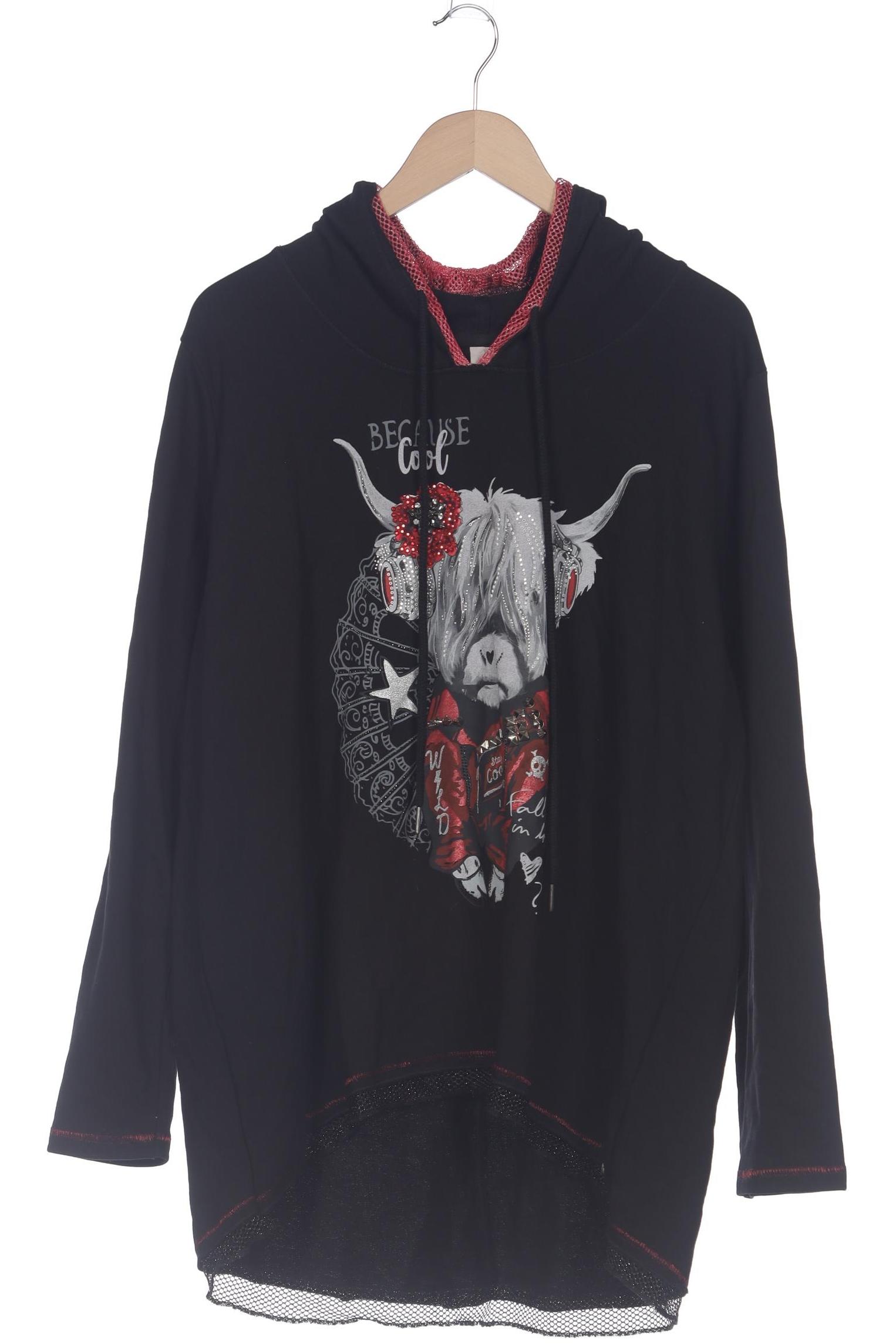 

tredy Damen Kapuzenpullover, schwarz, Gr. 44