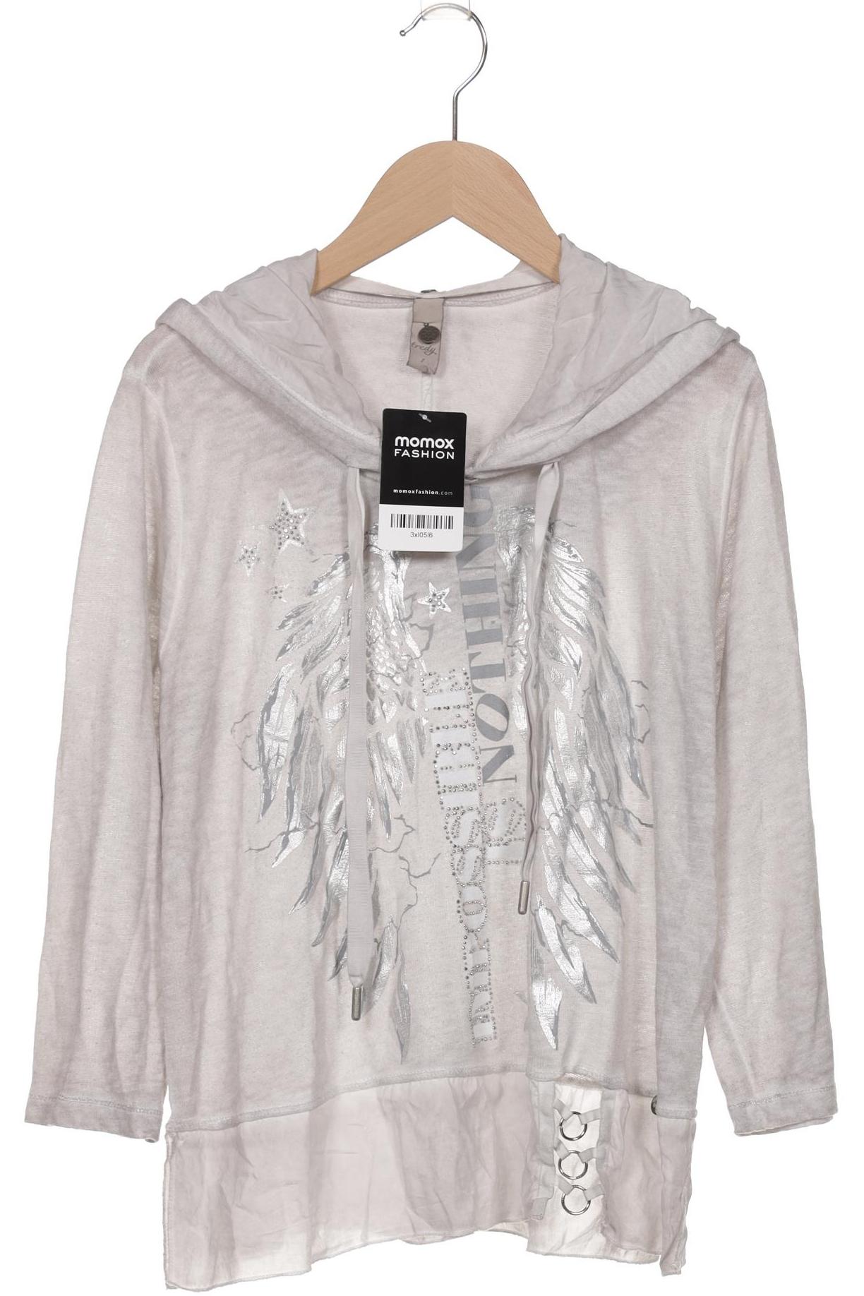

tredy Damen Kapuzenpullover, grau, Gr. 42