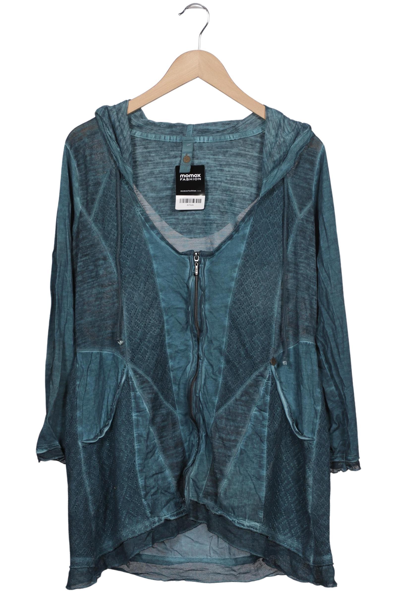 

tredy Damen Kapuzenpullover, türkis, Gr. 44