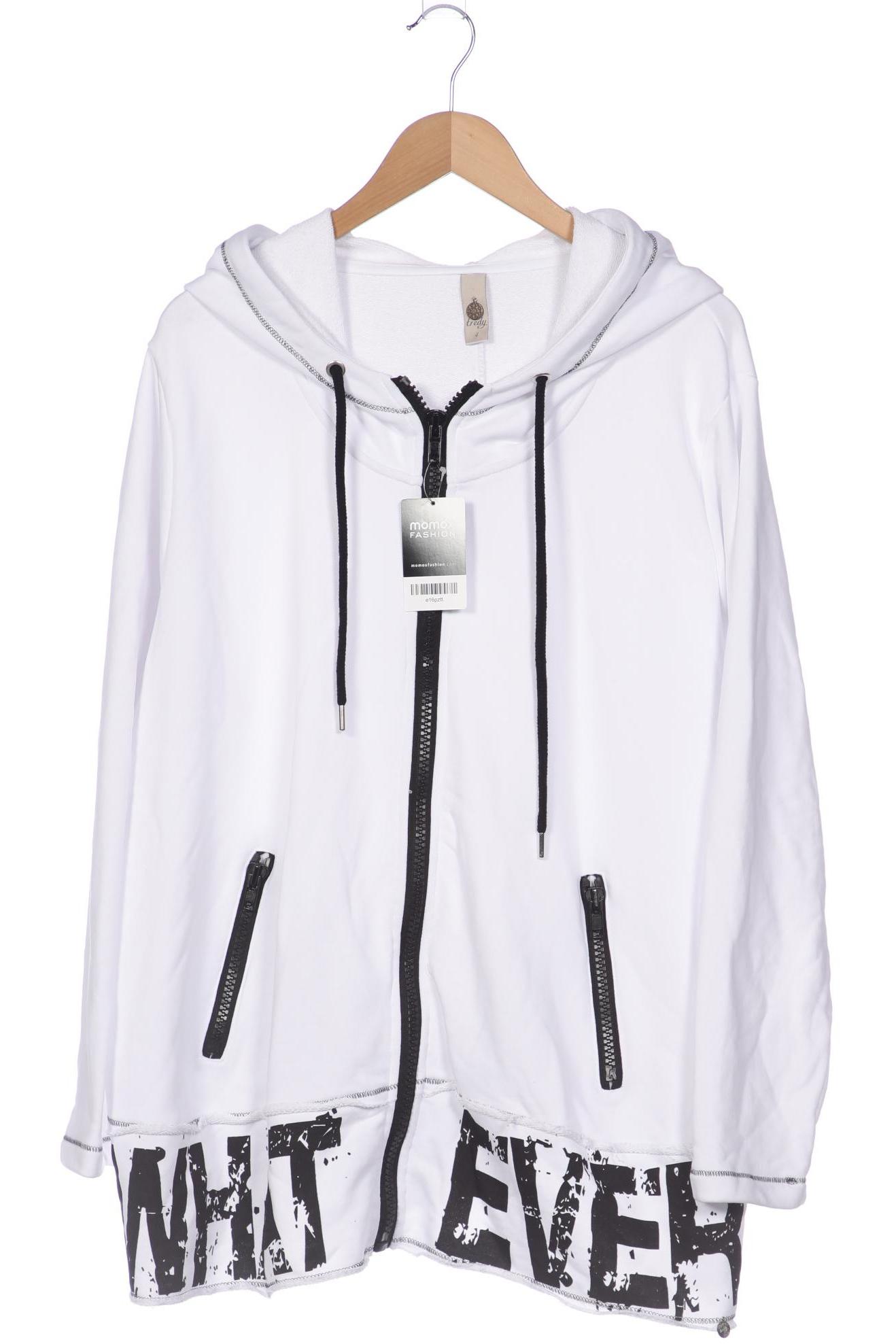 

tredy Damen Kapuzenpullover, weiß, Gr. 44