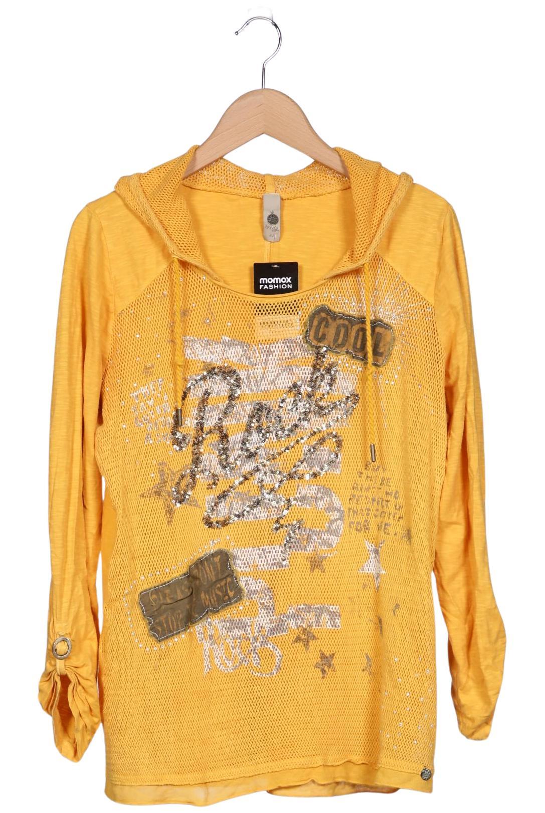 

tredy Damen Kapuzenpullover, gelb, Gr. 44