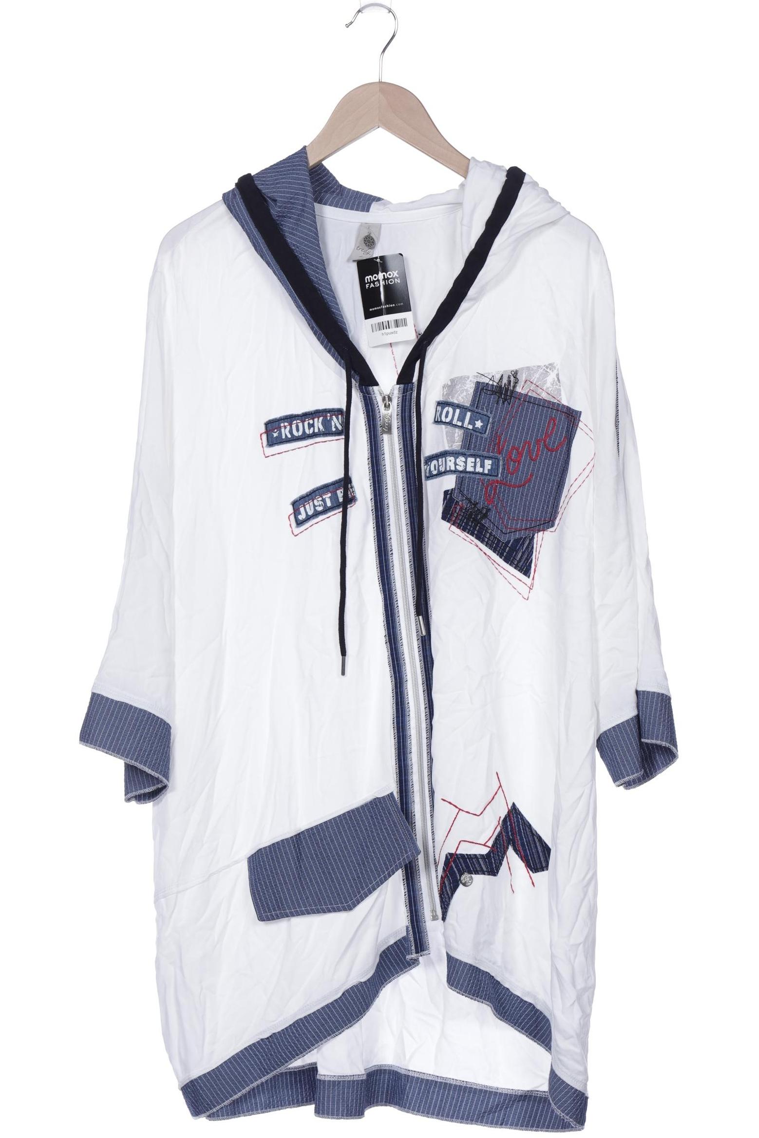 

tredy Damen Kapuzenpullover, weiß, Gr. 48