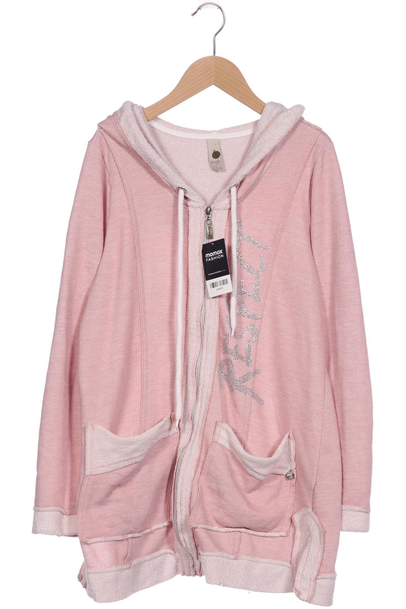 

tredy Damen Kapuzenpullover, pink, Gr. 38